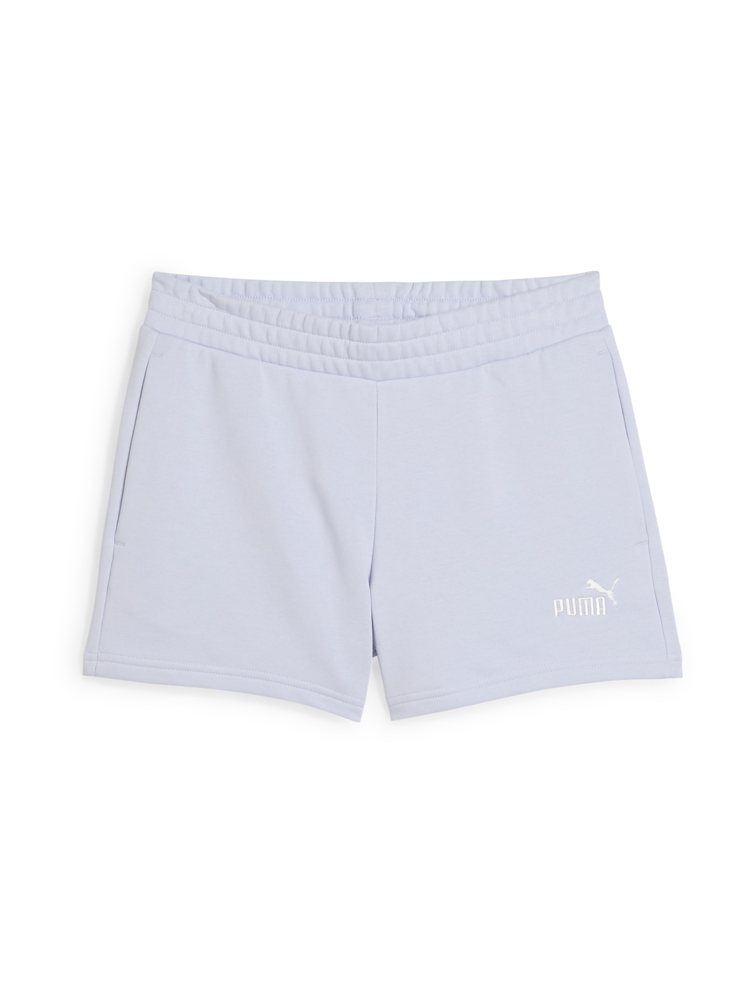 PUMA Pantaloni sport 'Ess No. 1'  albastru fumuriu / alb