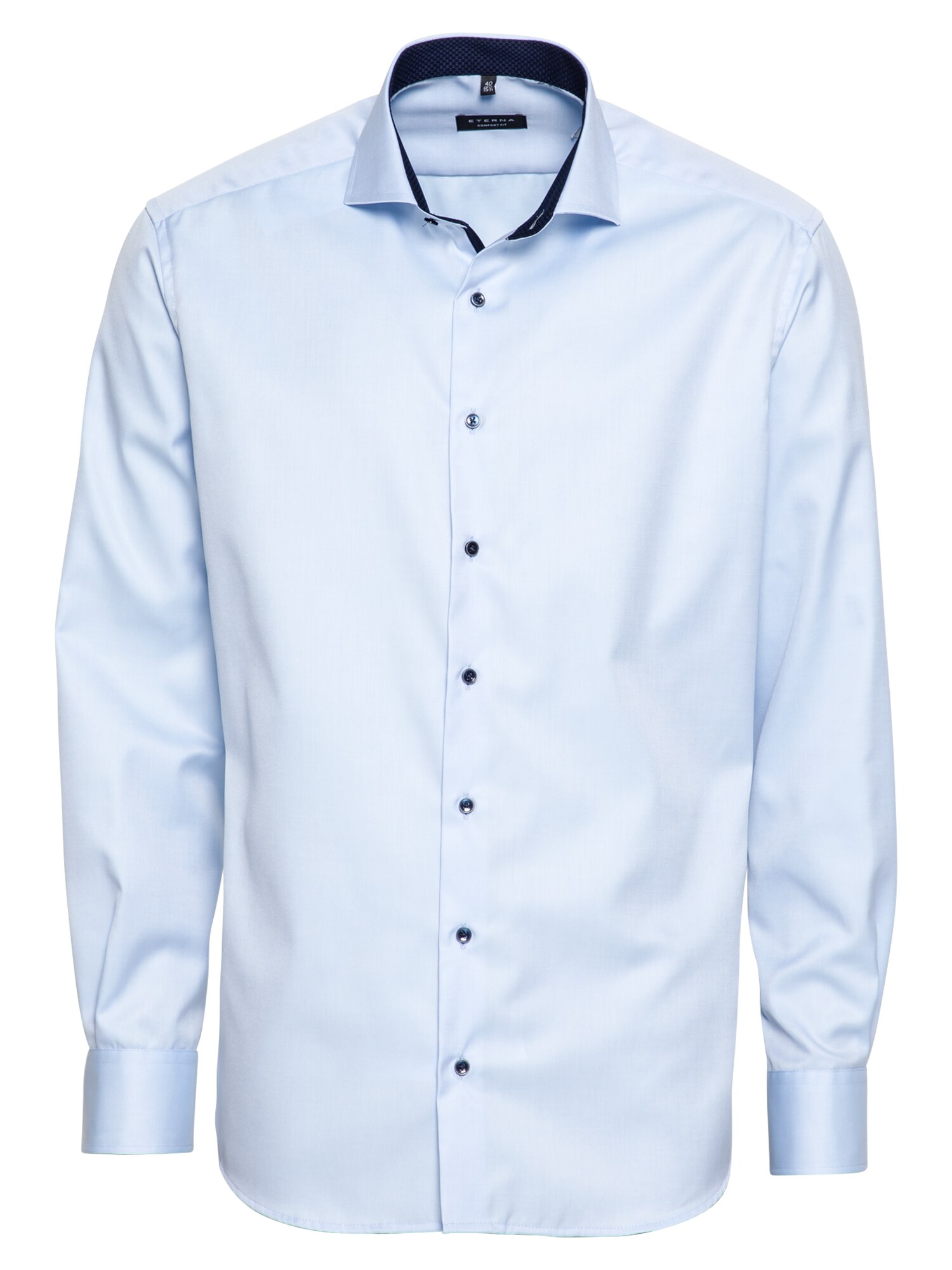 ETERNA Dalykinio stiliaus marškiniai  šviesiai mėlyna