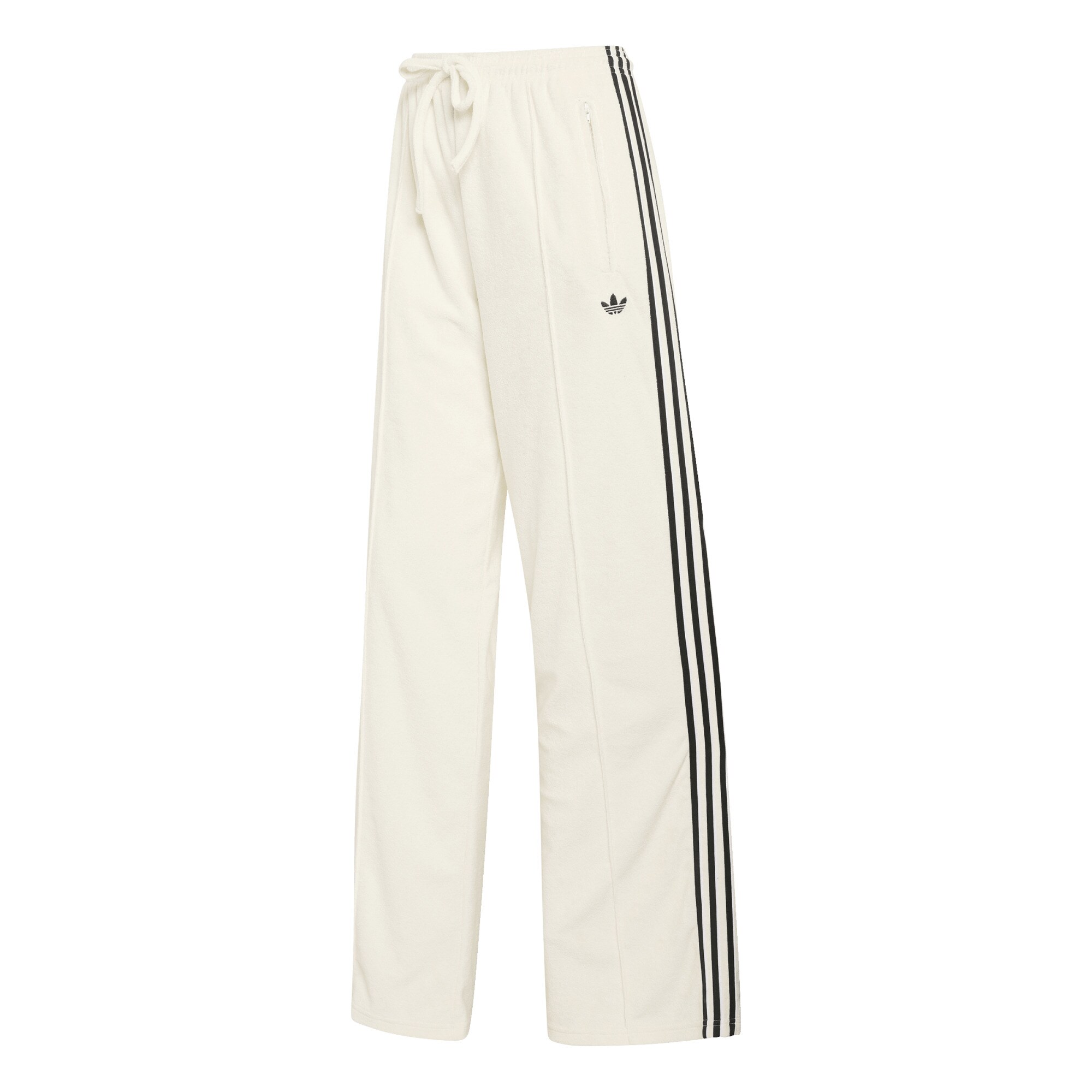 ADIDAS ORIGINALS Pantaloni 'Firebird'  negru / alb murdar