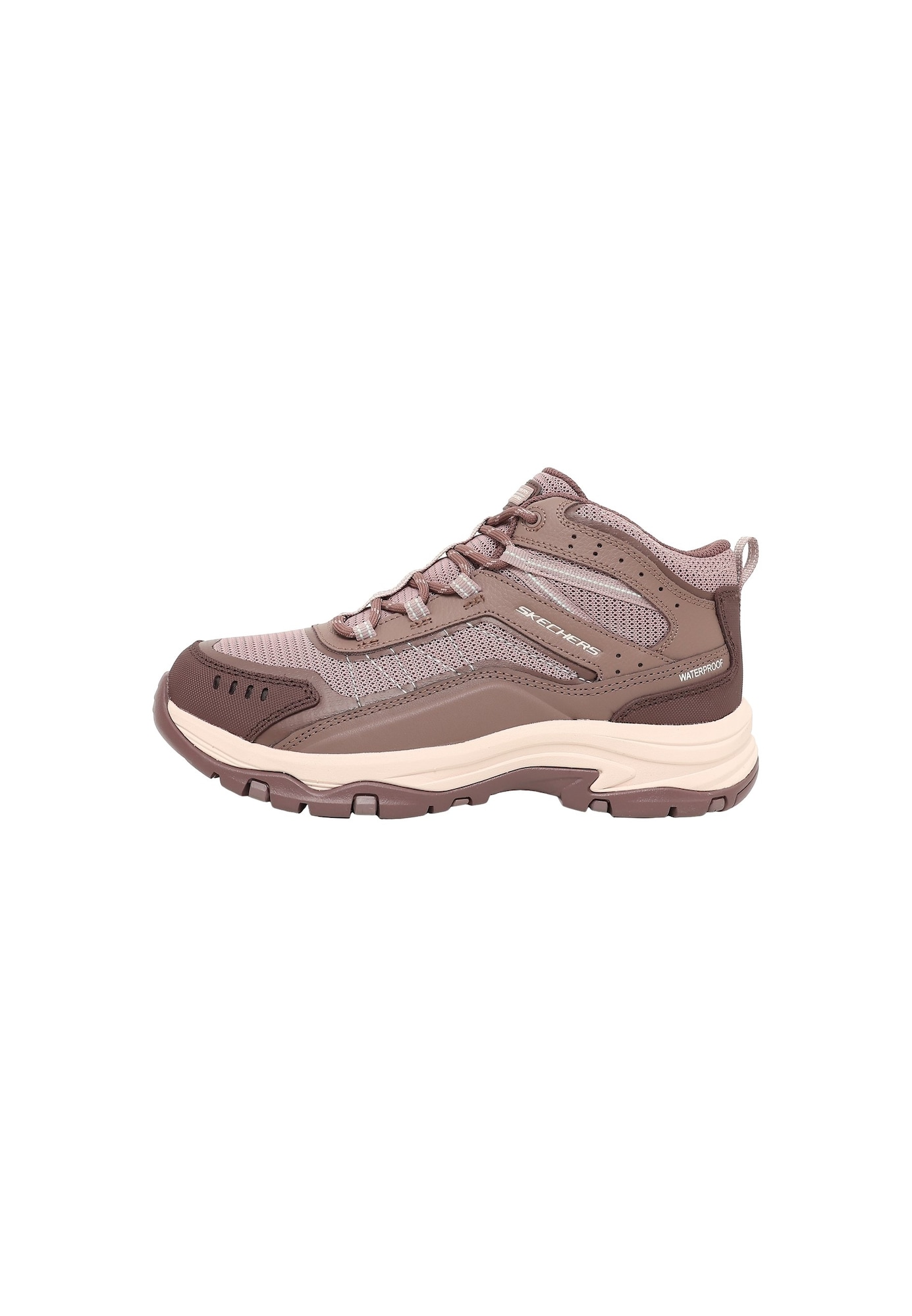SKECHERS Ghete cu șireturi TREGO mov liliachiu / mauve