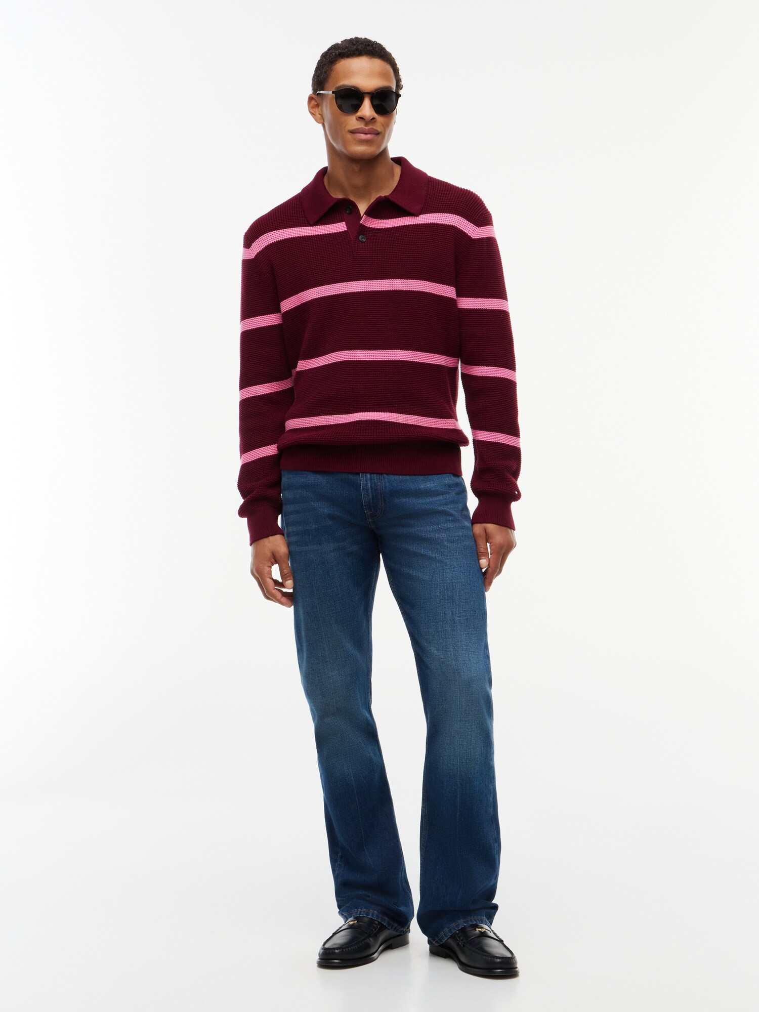 TOMMY HILFIGER Jersey  rosa claro / borgoña – imagen 4