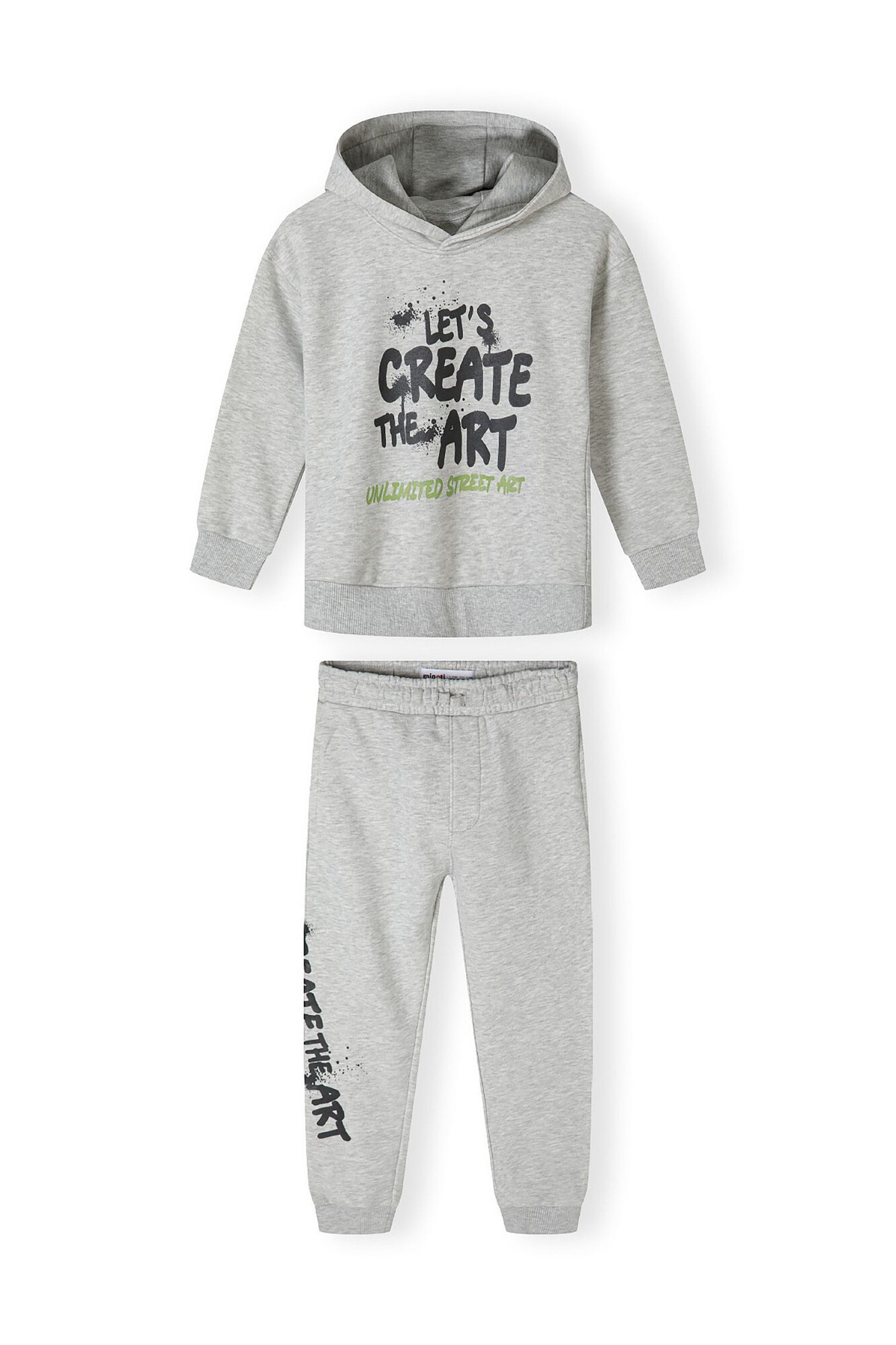 MINOTI Jogging ruhák  szürke / zöld / fekete akciós termékkép 1