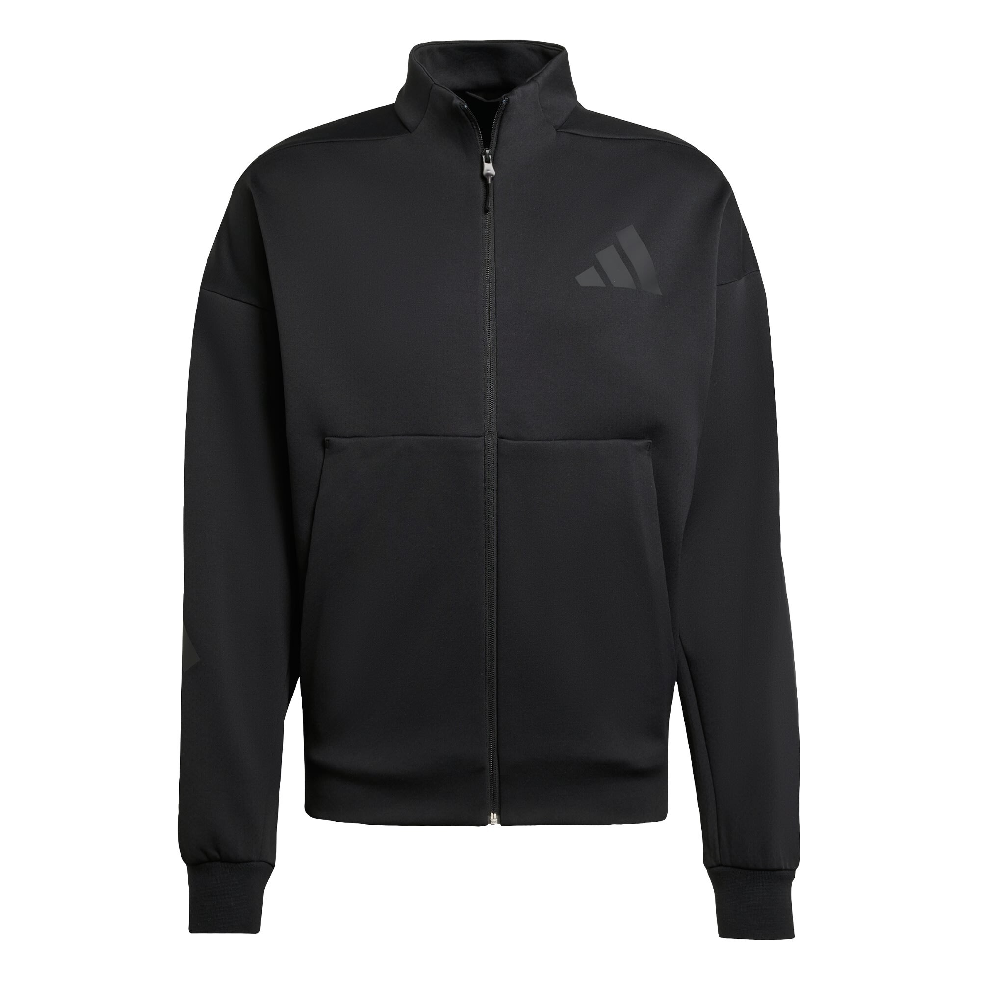 ADIDAS SPORTSWEAR Bluză cu fermoar sport Z.N.E.  gri metalic / negru