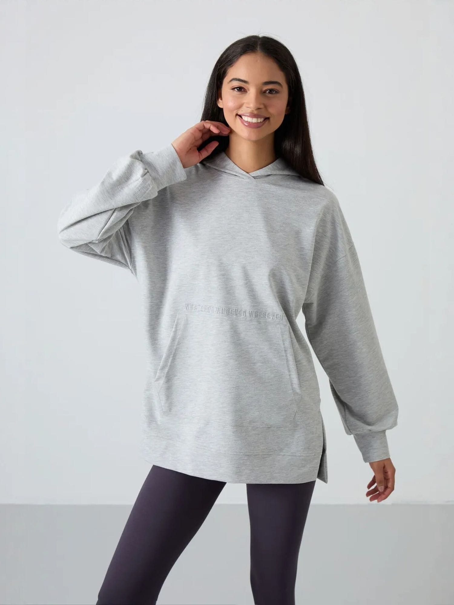 Tommy Life Sweater majica svijetlosiva