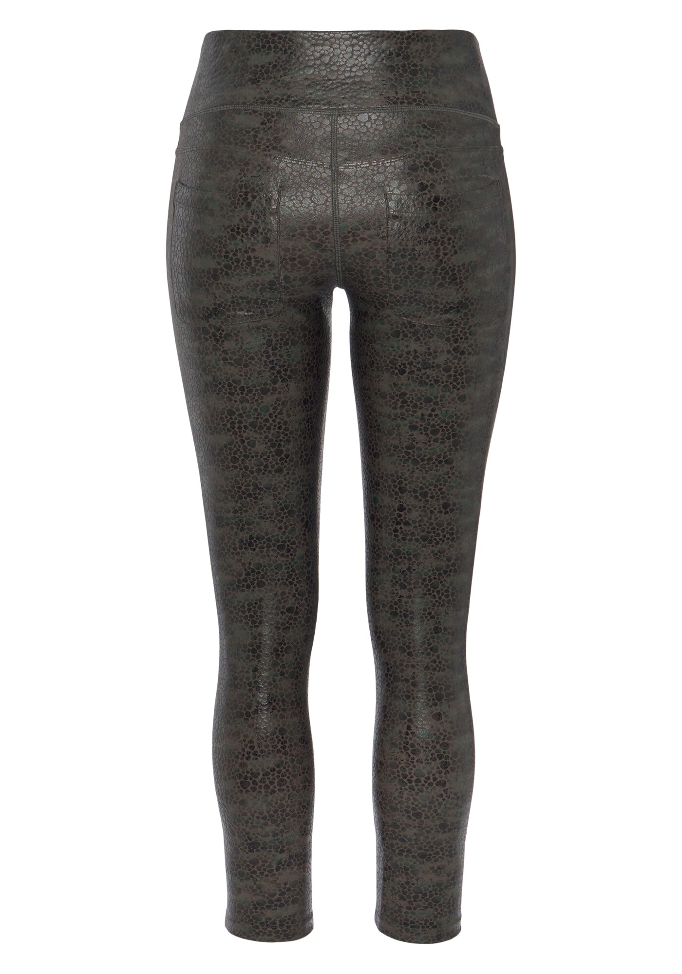 LASCANA Leggings  sötétzöld / fekete termék 2. képe