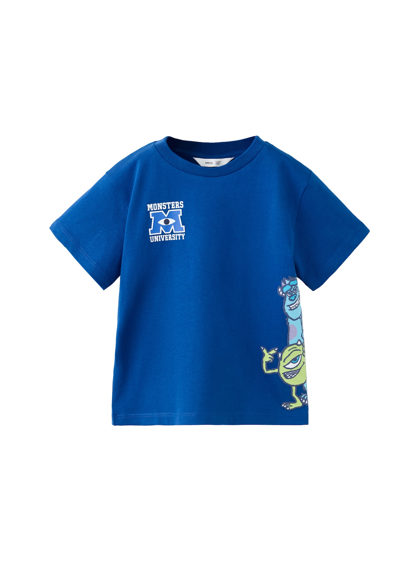 MANGO KIDS Tricou MONCAM1 albastru / albastru deschis / verde deschis / alb