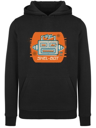 F4NT4STIC Sweatshirt Cyaan blauw / Lichtgrijs / Oranje / Zwart