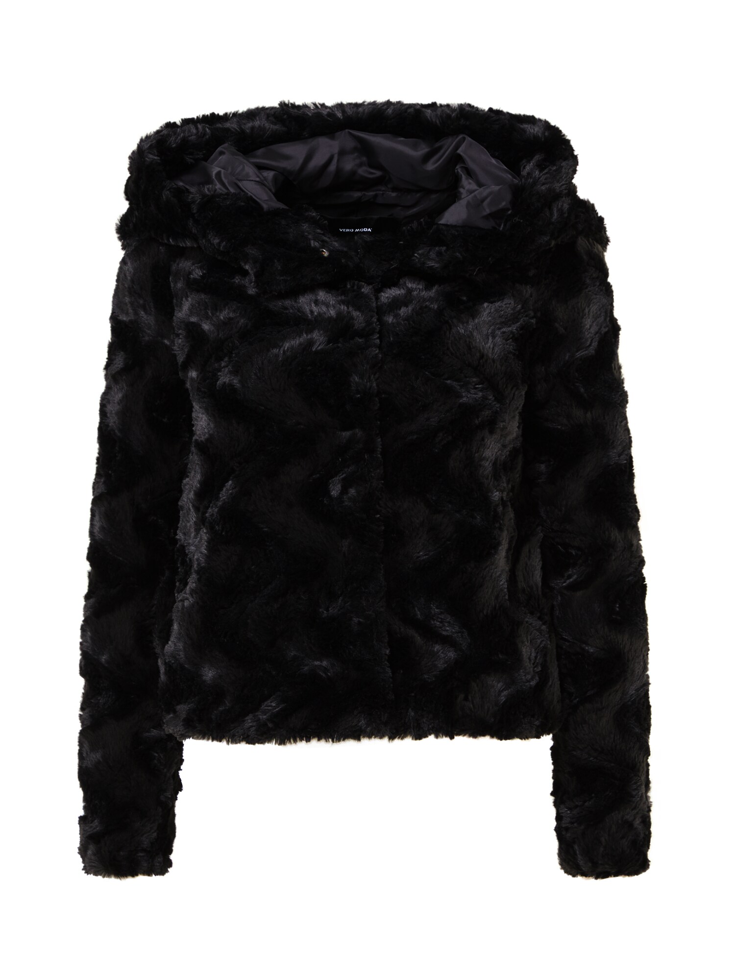 VERO MODA Demisezoninė striukė 'Curl'  juoda