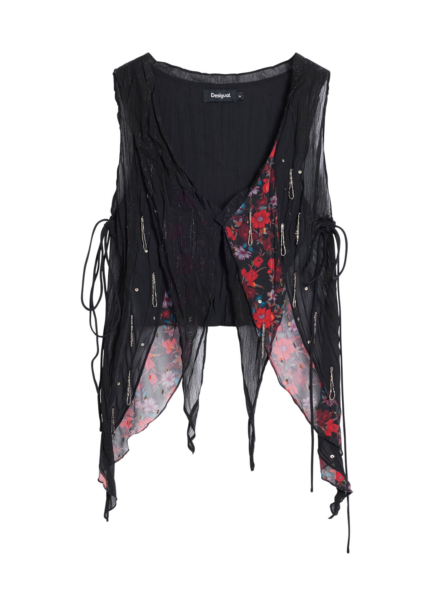Desigual Top  kék / lila / piros / fekete akciós termékkép 1