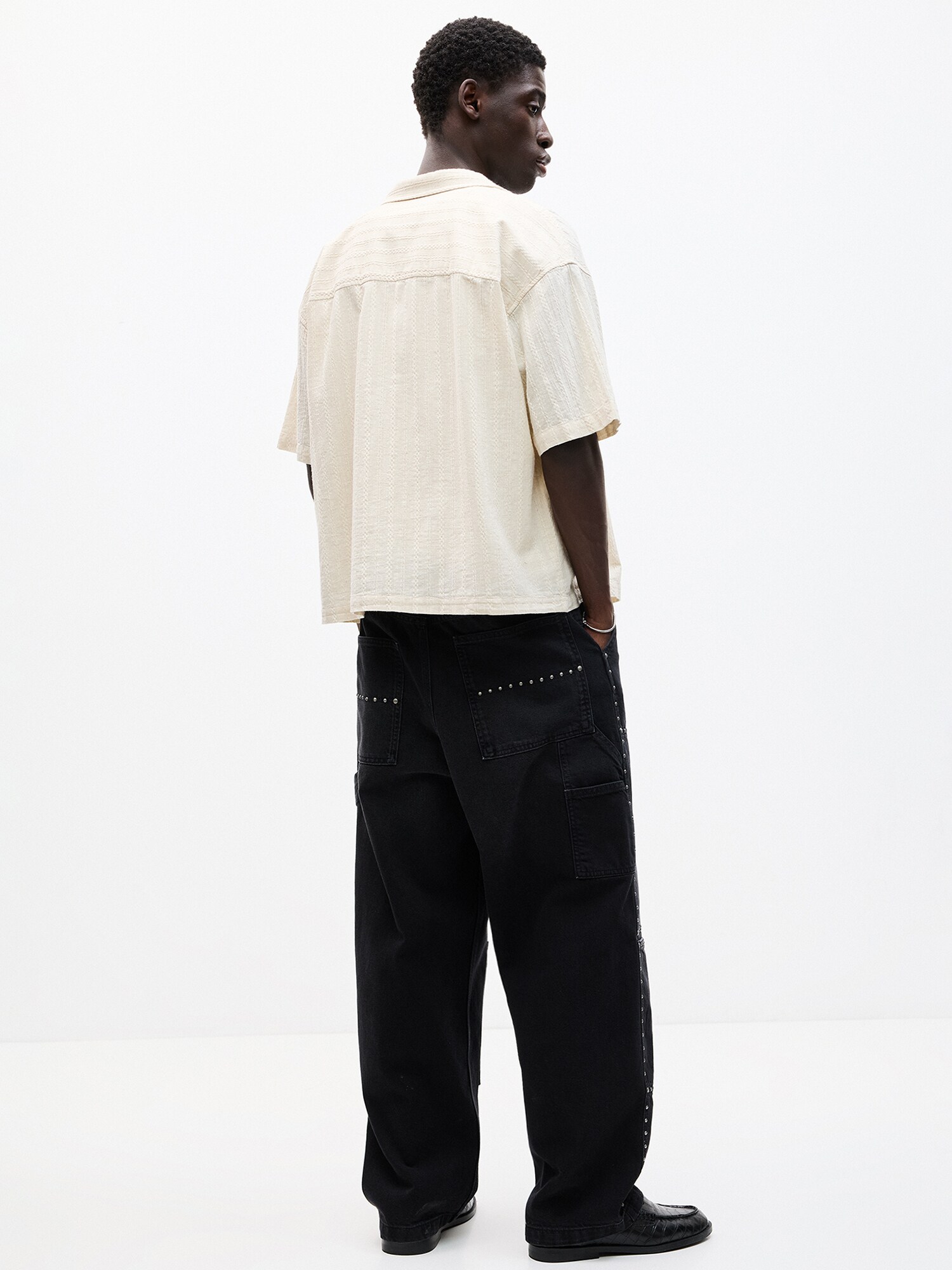 Pull&Bear Košeľa svetlobéžová (obrázok 3)