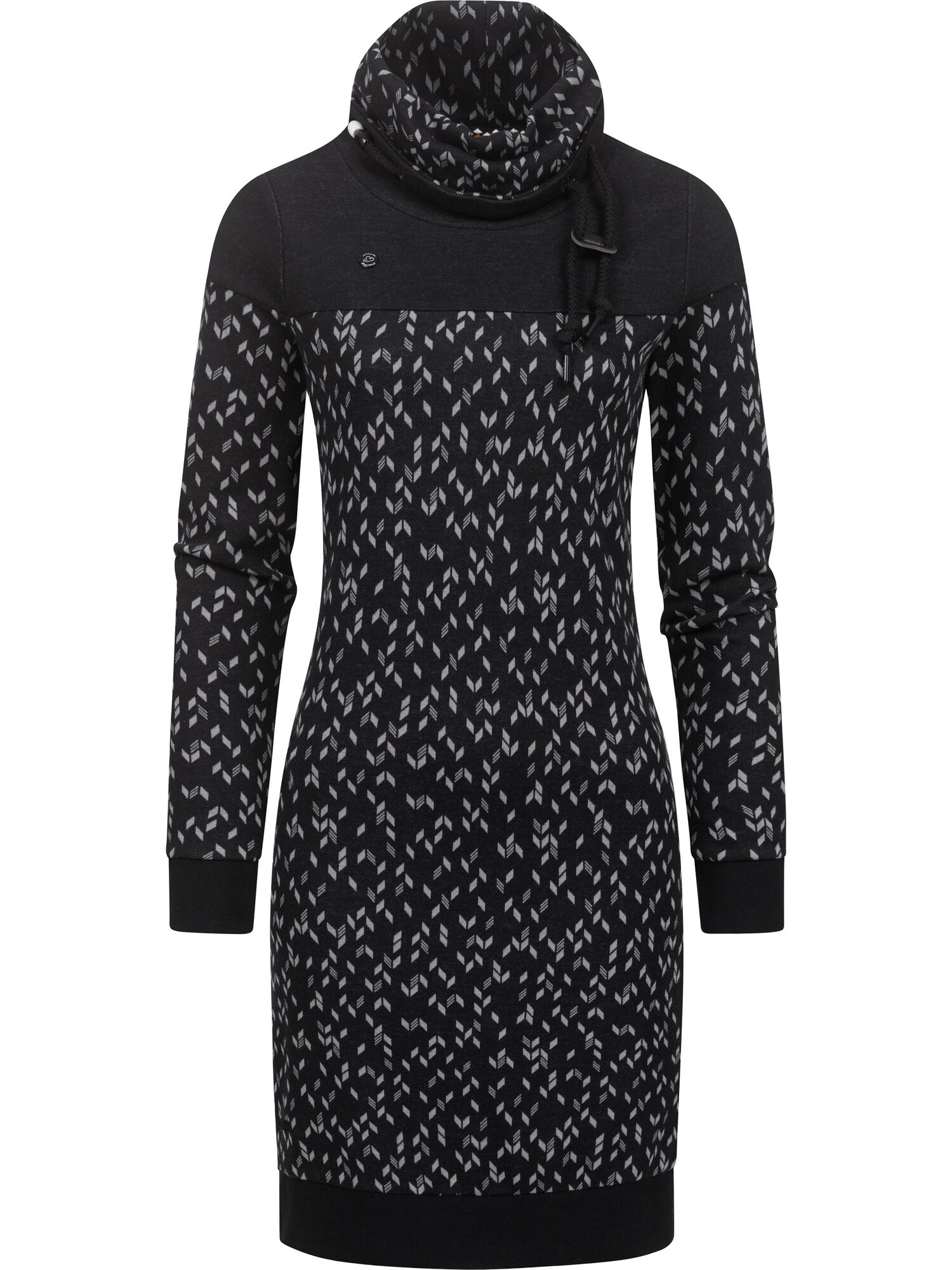 Ragwear Rochie Chloe  gri deschis / negru