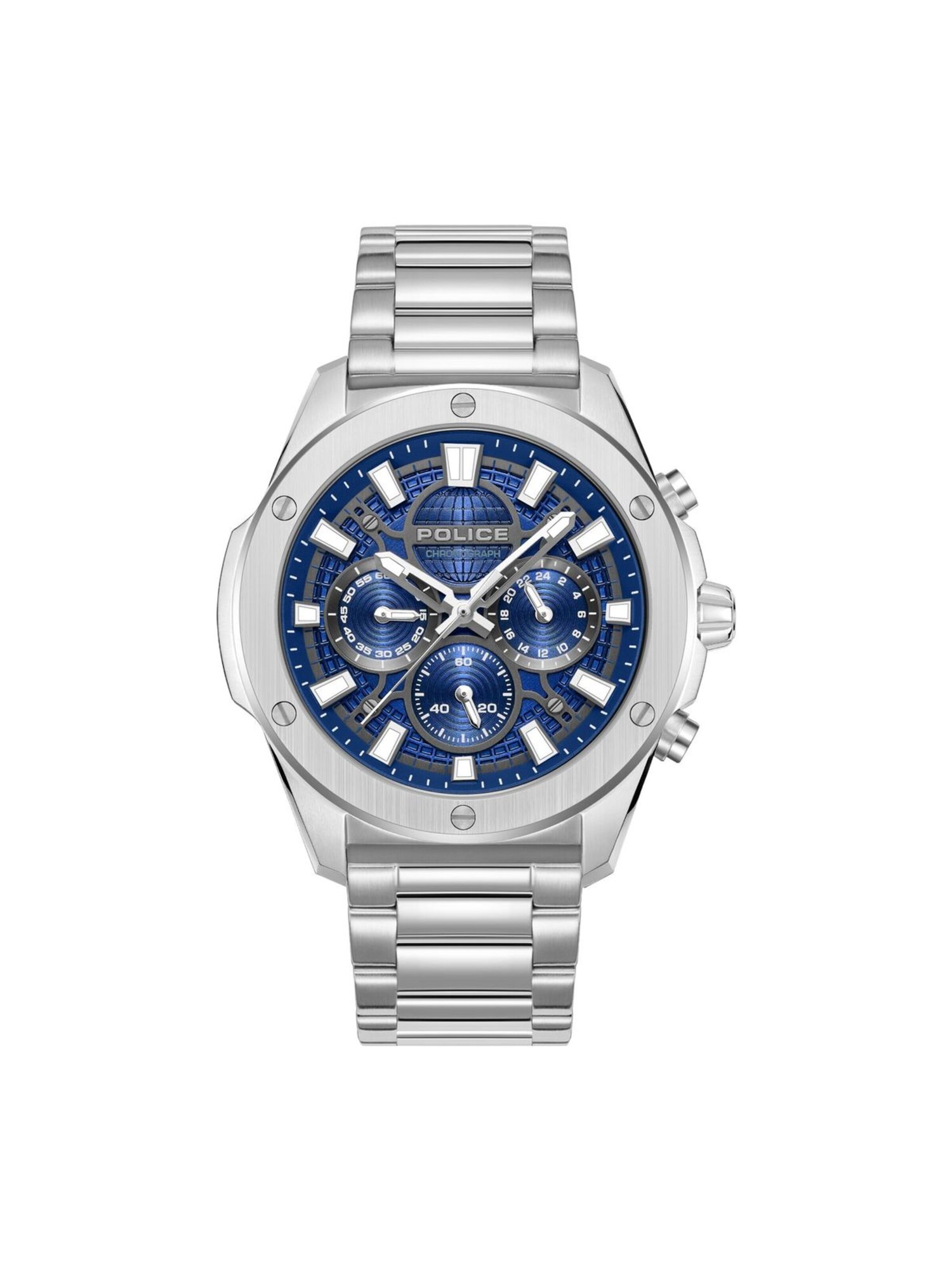 Police Analoguhr Police - Chronograph Moonstrike - Quartz Watch Movement - Watch Case Width, 50.5 Mm - Stainless Steel