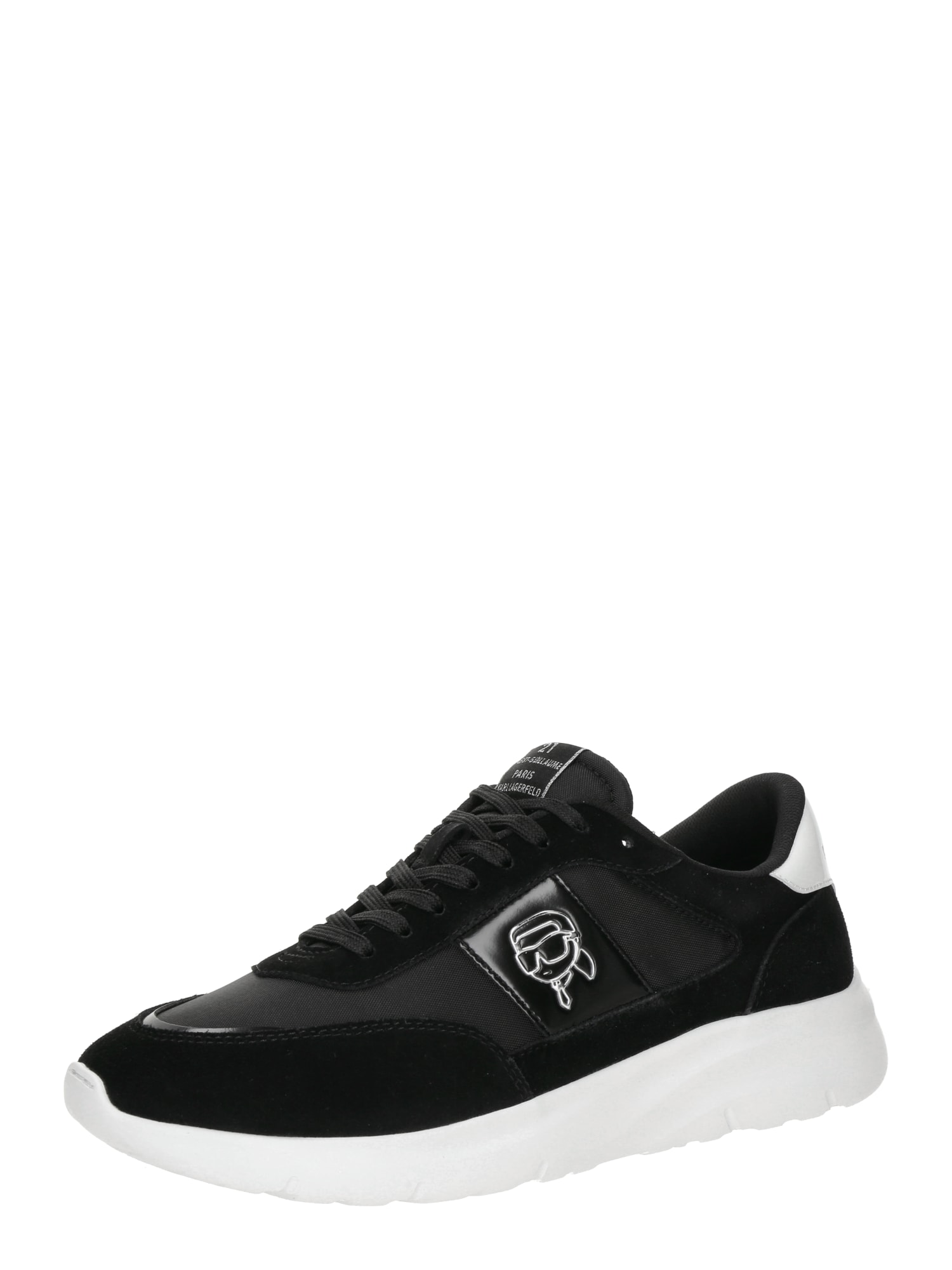 Karl Lagerfeld Sneaker low  negru / alb