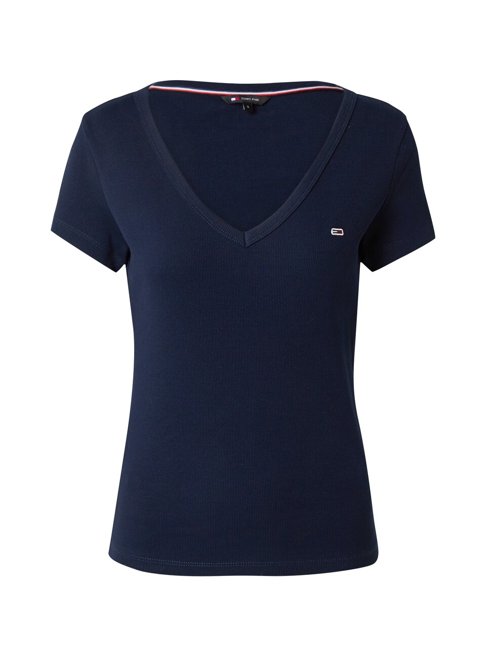 T-shirt 'ESSENTIAL' marinblå / röd