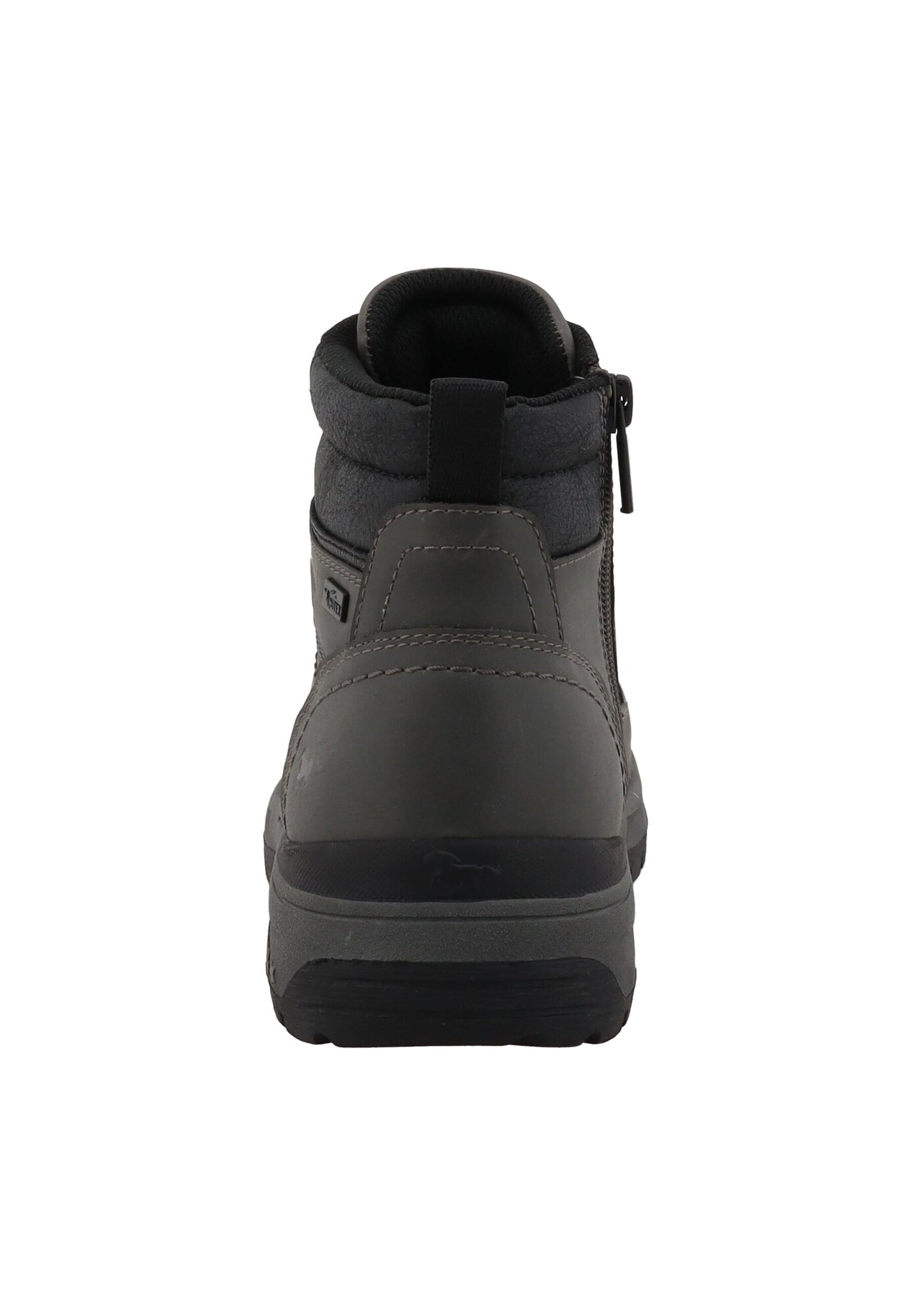 MUSTANG Veterboots 'Mered' donkergrijs zwart