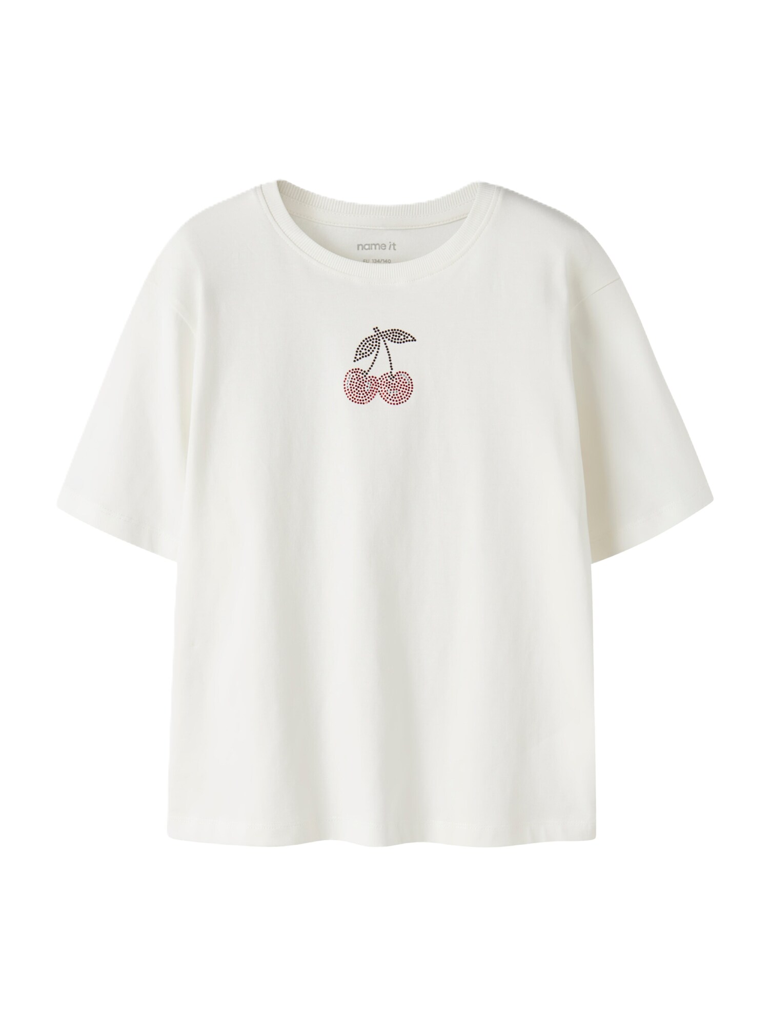 NAME IT Tricou ciocolatiu / roșu / alb