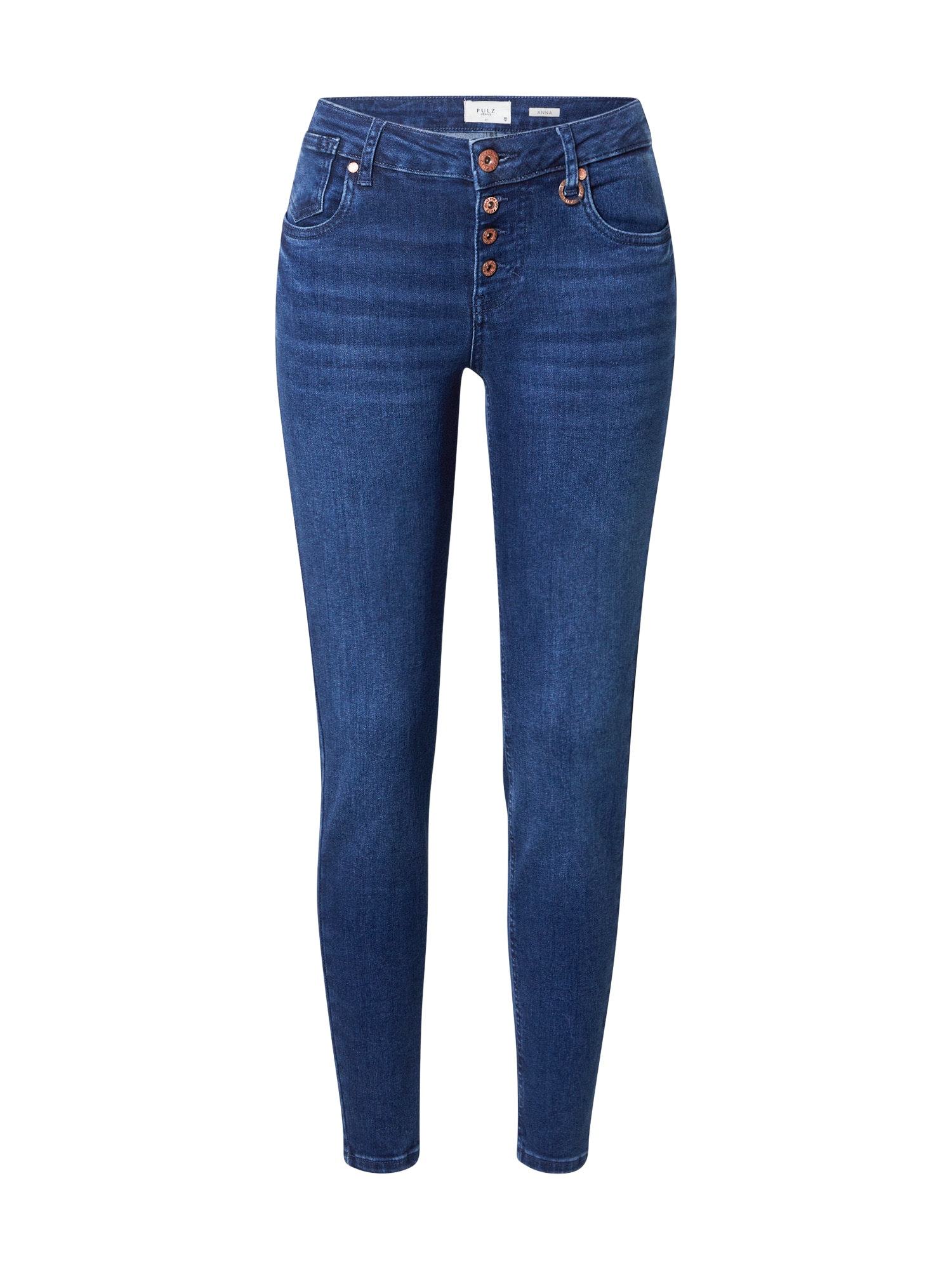 PULZ Jeans Jeans 'ANNA' tamsiai (džinso) mėlyna