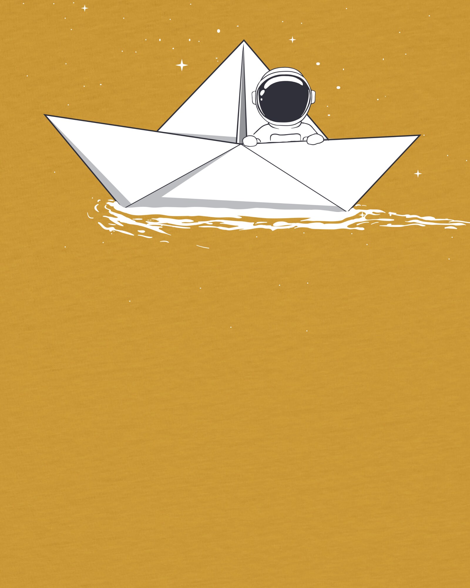 Thumbnail - T-Shirt 'Astronaut In Paper Boat'