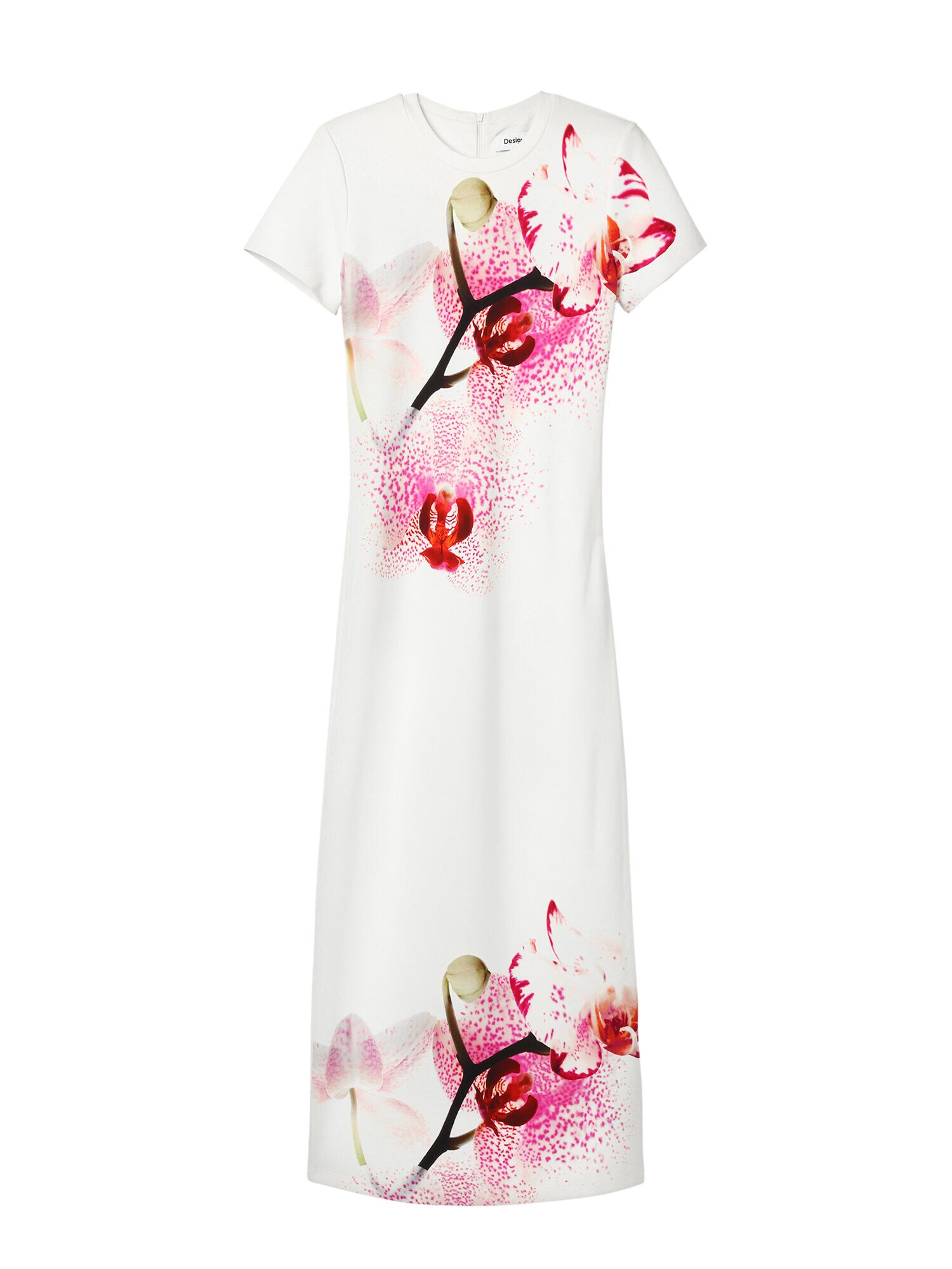 Desigual Šaty 'M. Christian Lacroix'  hnedá / ružová / rubínová / biela