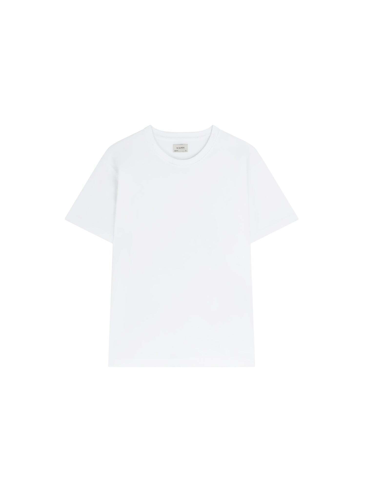 Scalpers Tricou funcțional    alb / alb murdar