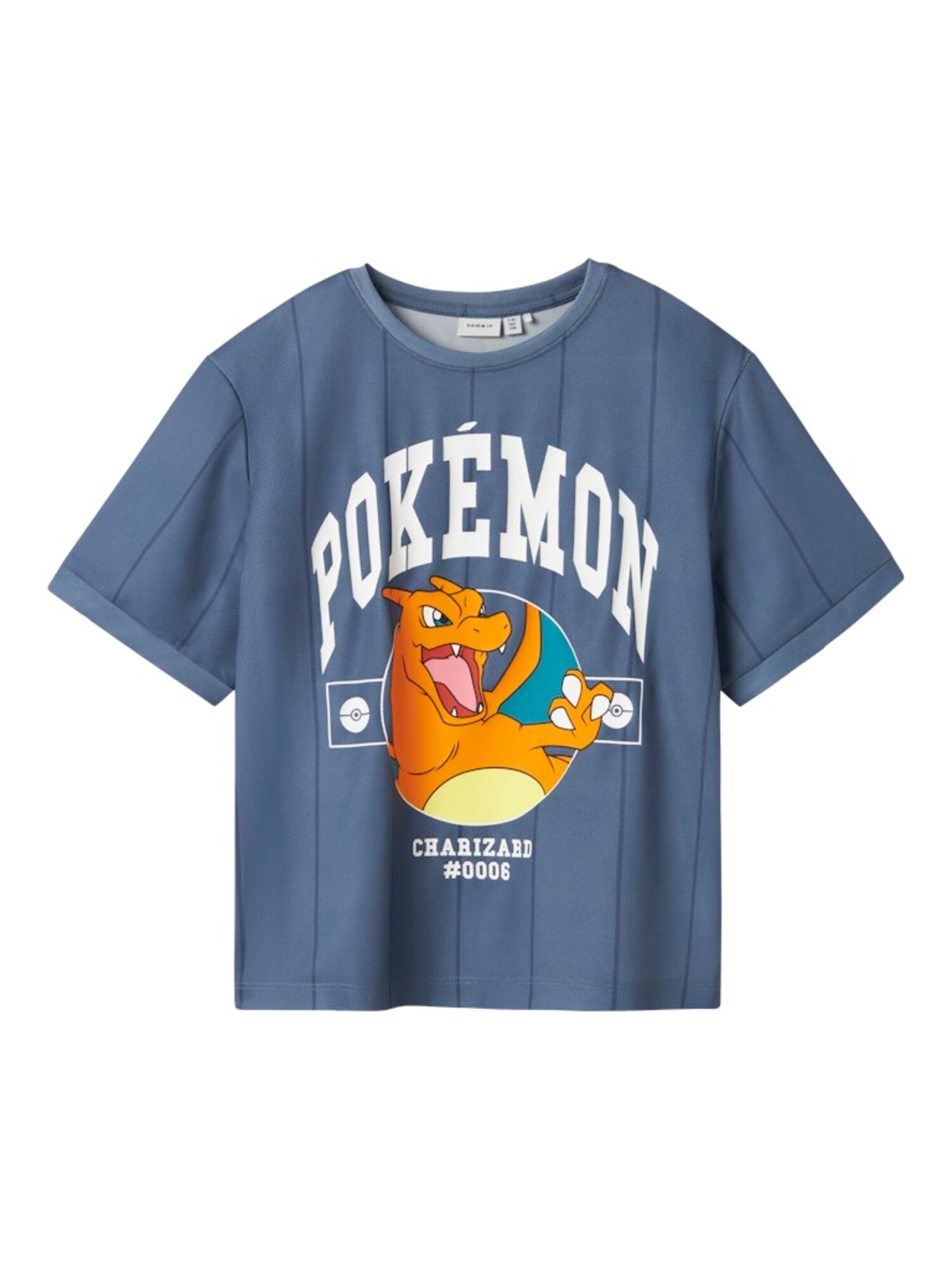 NAME IT Tricou NKMMELT POKEMON  safir / galben / portocaliu / alb