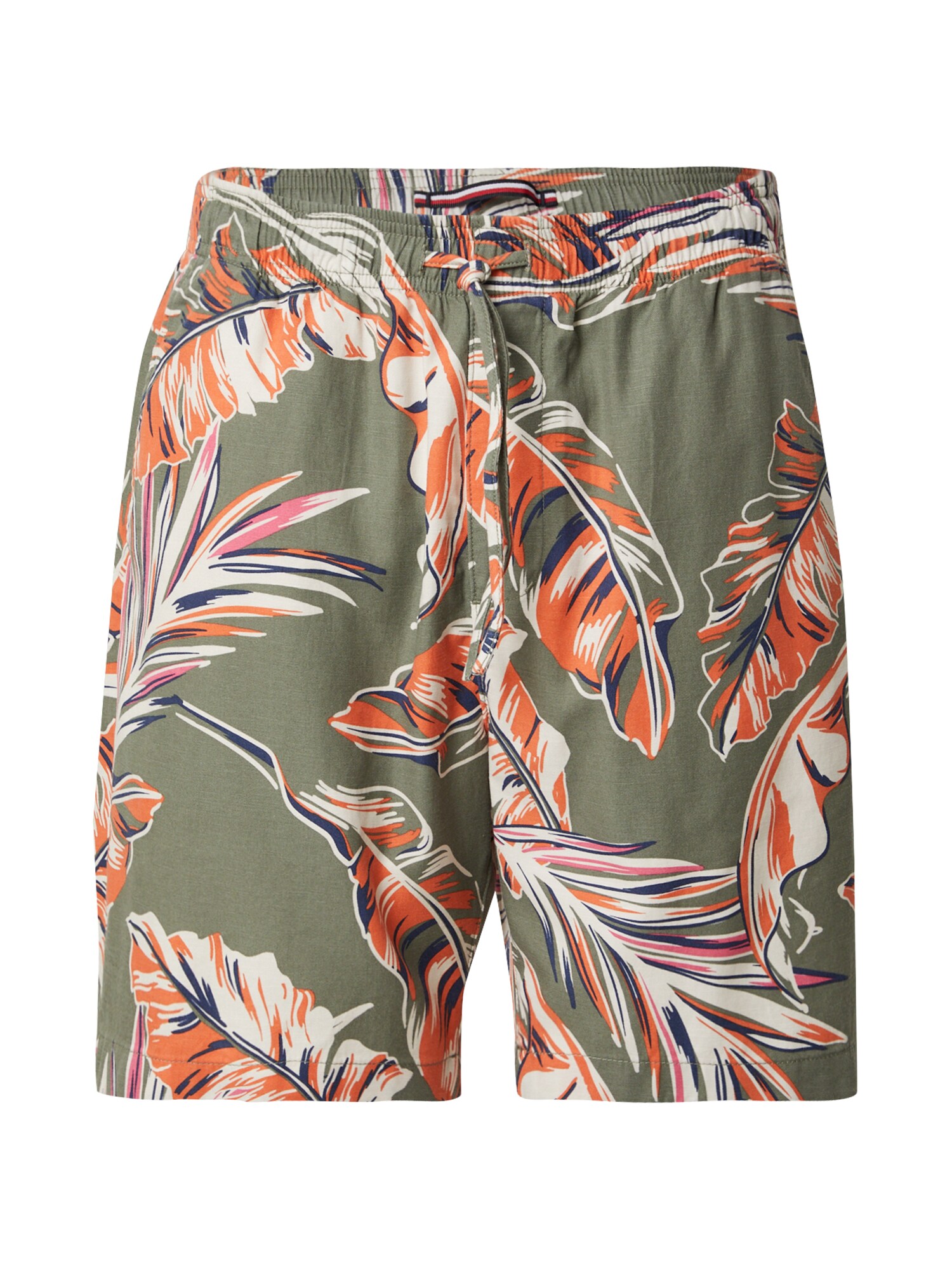 TOMMY HILFIGER Pantaloni MERCER  albastru închis / verde / corai / alb murdar