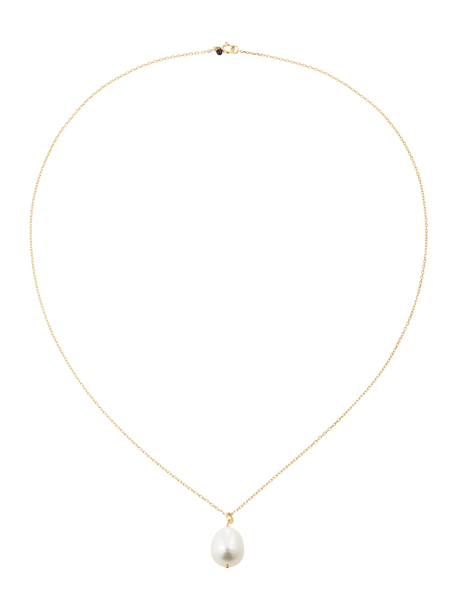 ENAMEL Copenhagen Grandinėlė 'Necklace, Baroque Pearl' auksas / perlų balta