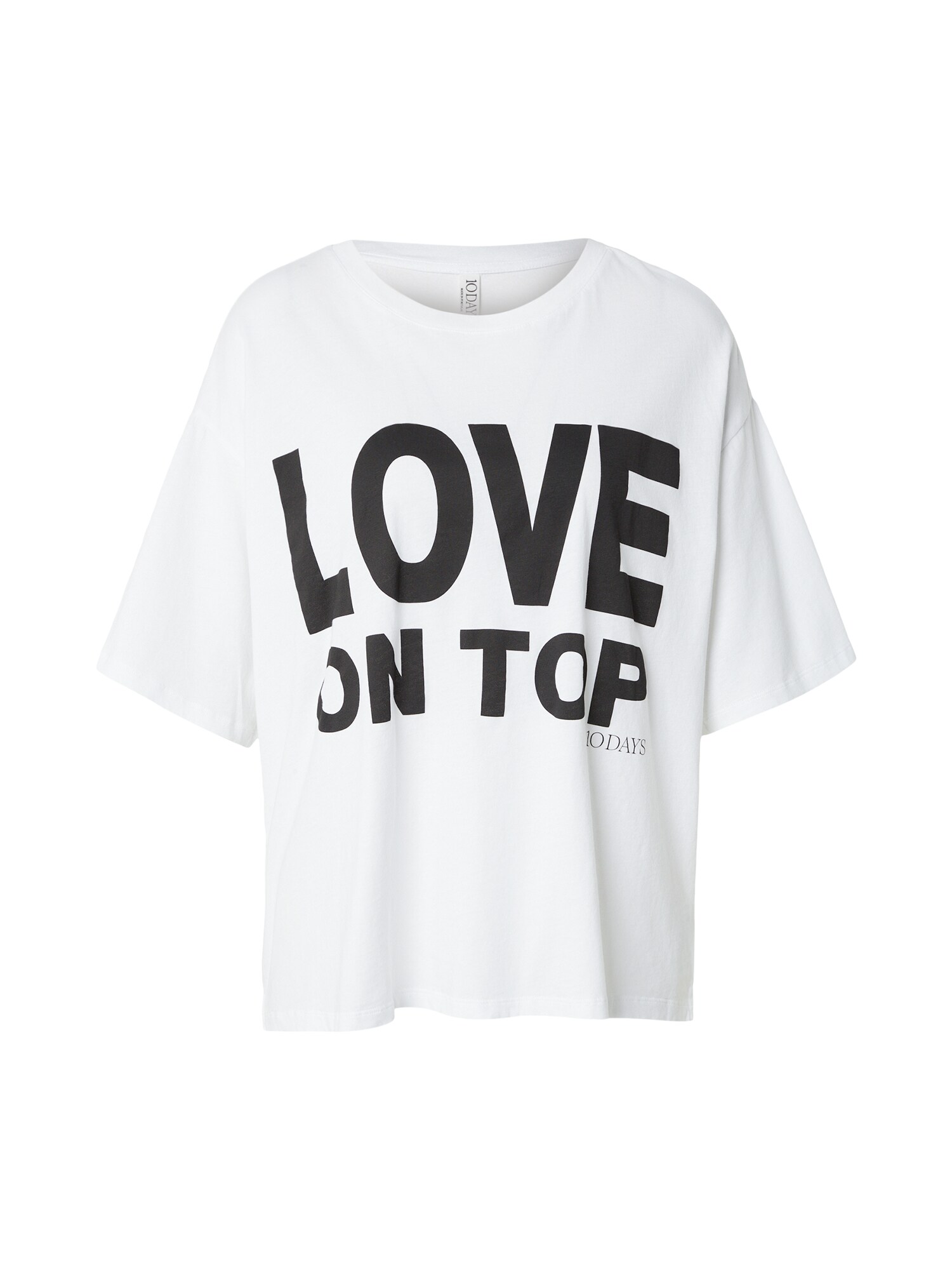 10Days Camiseta 'Love' negro / blanco
