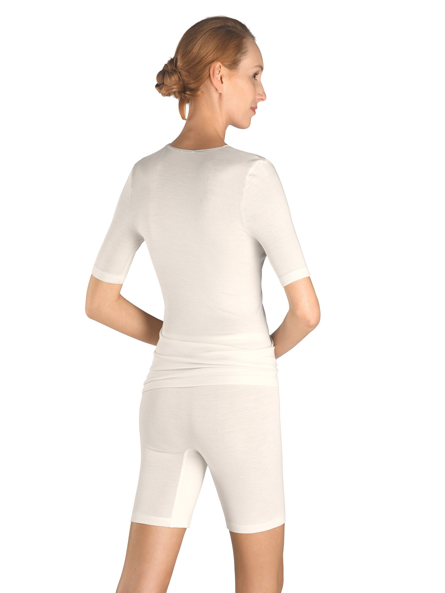 Thumbnail - Hanro T-Shirt  Woolen Silk Kurzarm