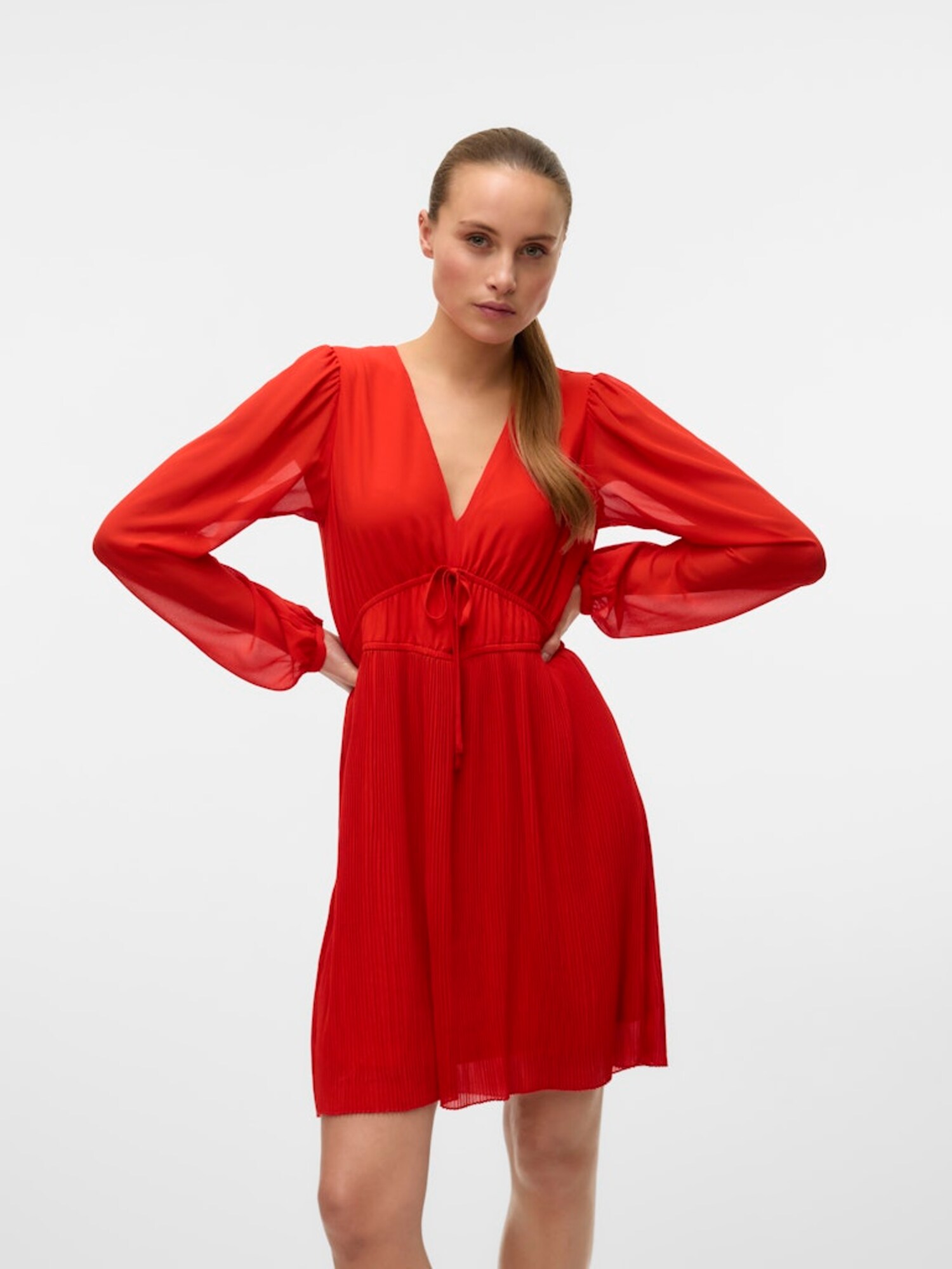 VERO MODA Ruha 'VMLOUISA'  narancsvörös akciós termékkép 1