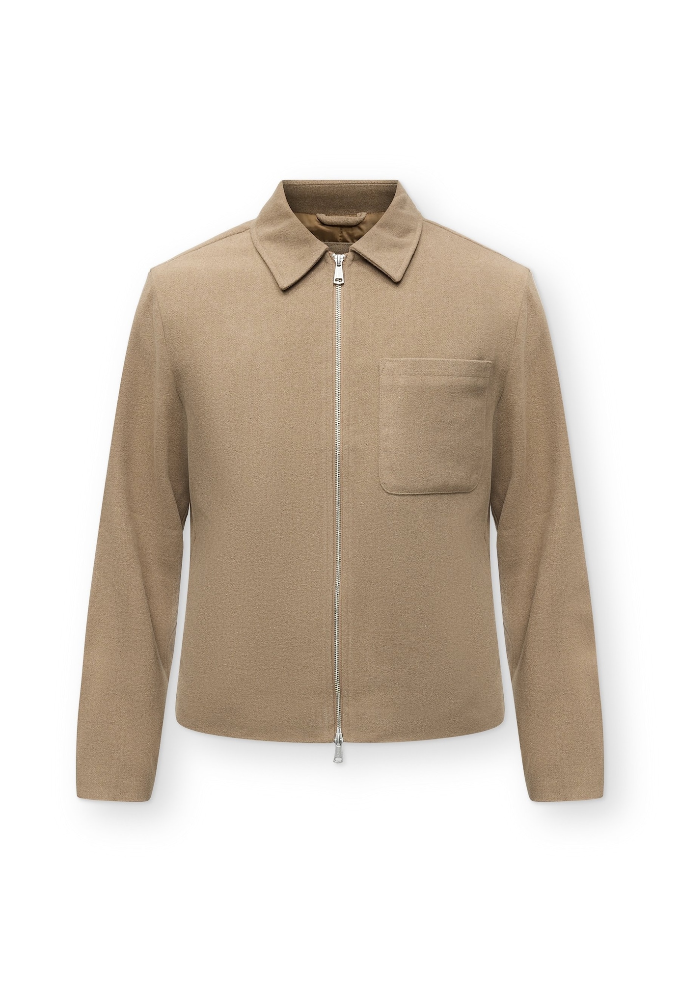 JACK & JONES Geacă de primăvară-toamnă JORSALAMANCO bej închis