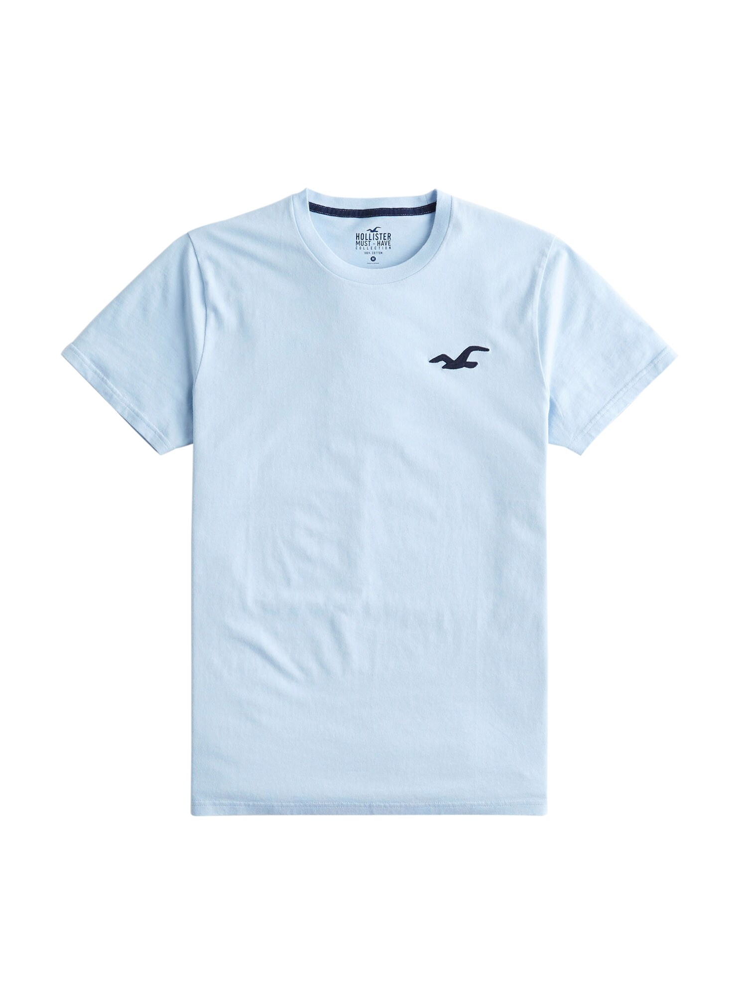 HOLLISTER Marškinėliai  šviesiai mėlyna / tamsiai mėlyna