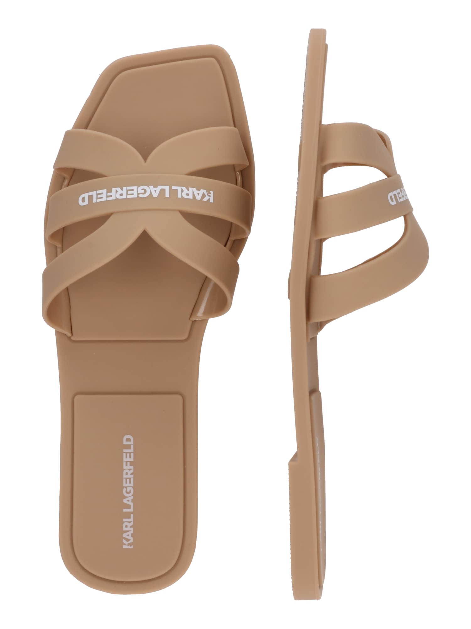 Karl Lagerfeld Papucs  taupe / fehér termék 2. képe
