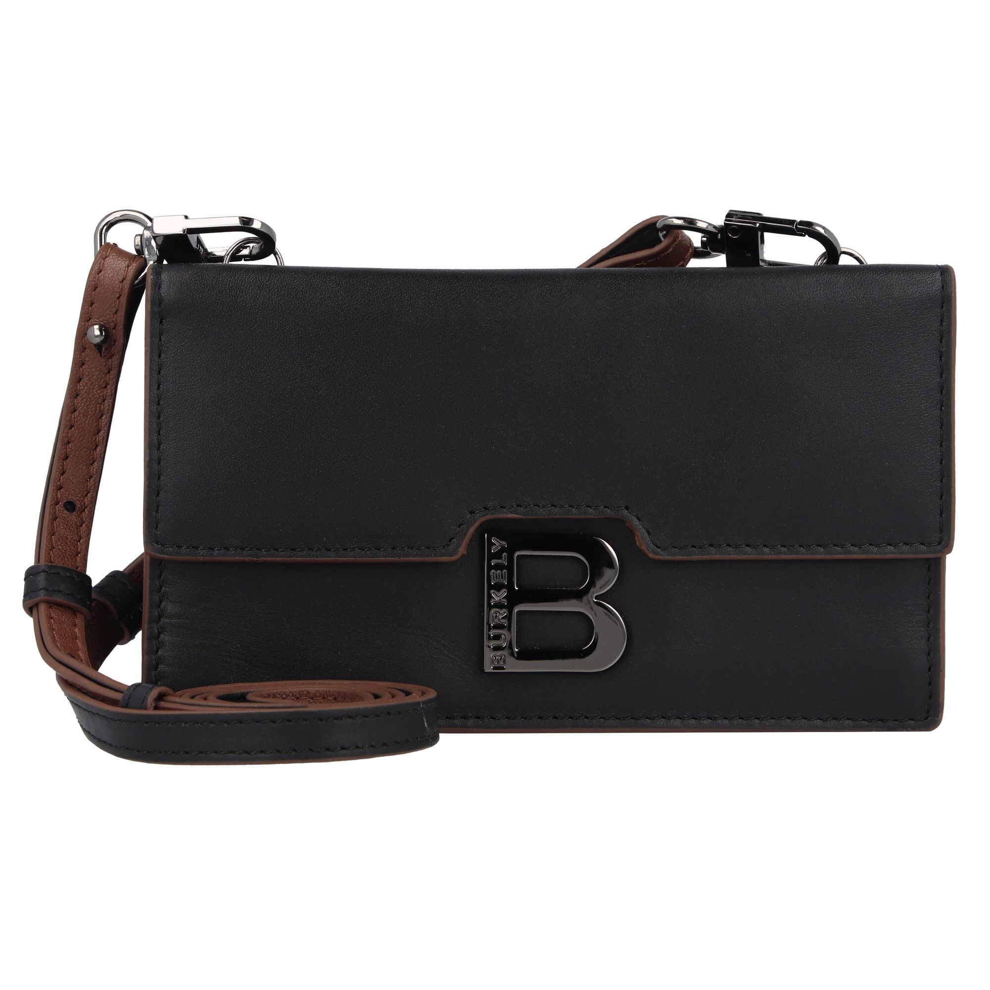 Burkely Smartphonehoesje 'Meghan' Bruin / Zwart