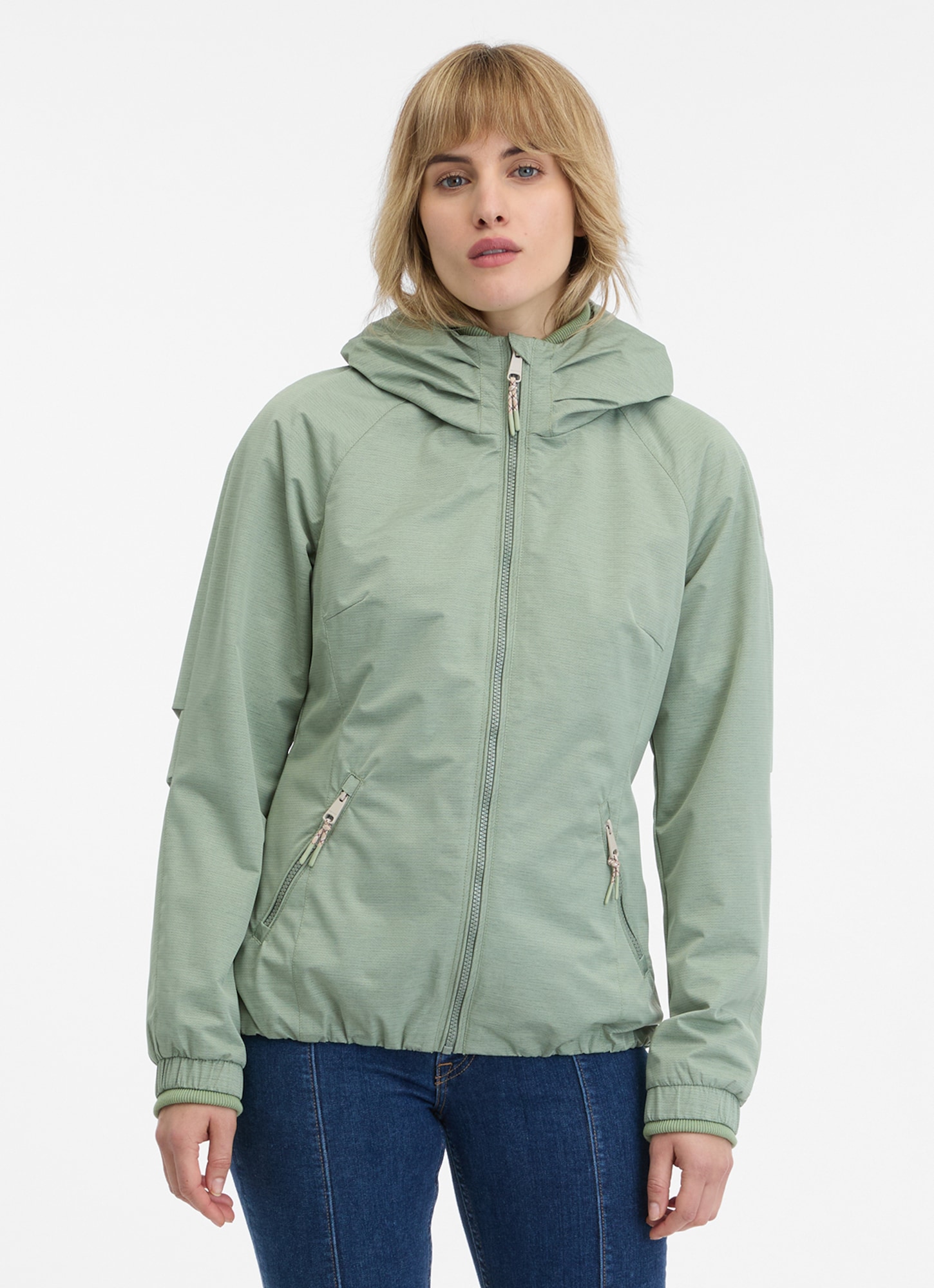 Ragwear Geacă de primăvară-toamnă verde deschis