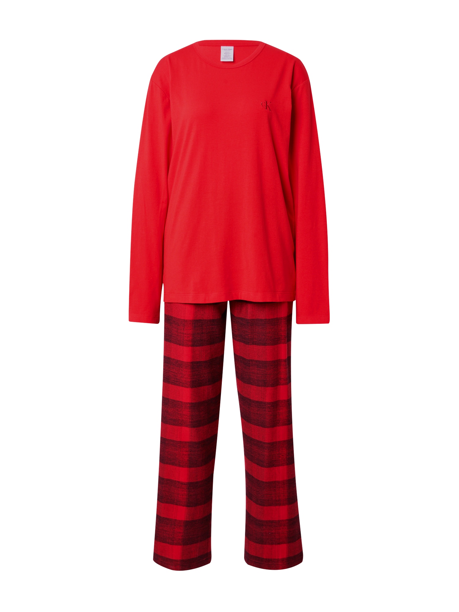 Calvin Klein Underwear Pižama  rdeča / burgund