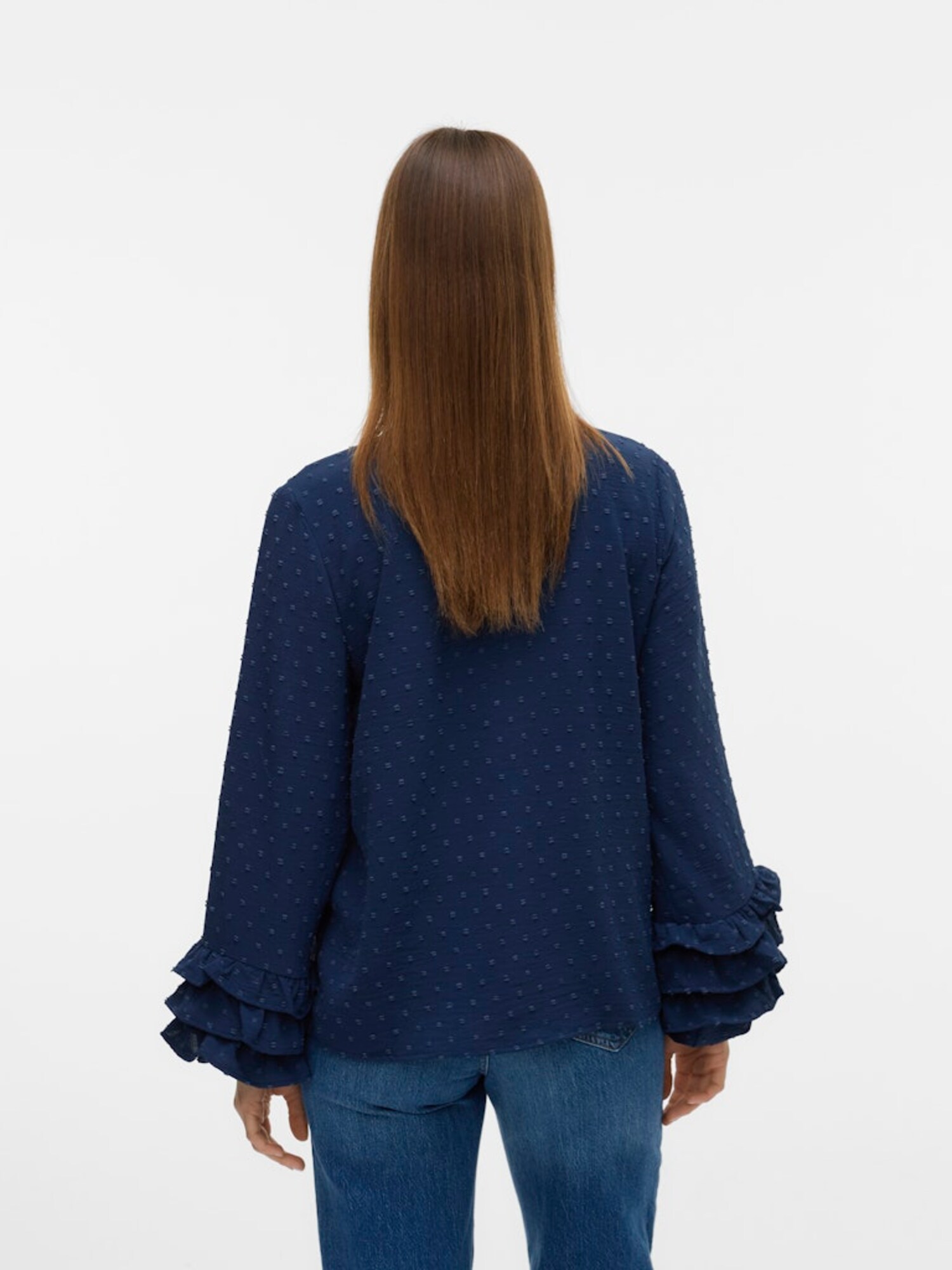 VERO MODA Blúz 'VMSTinna'  tengerészkék termék 2. képe