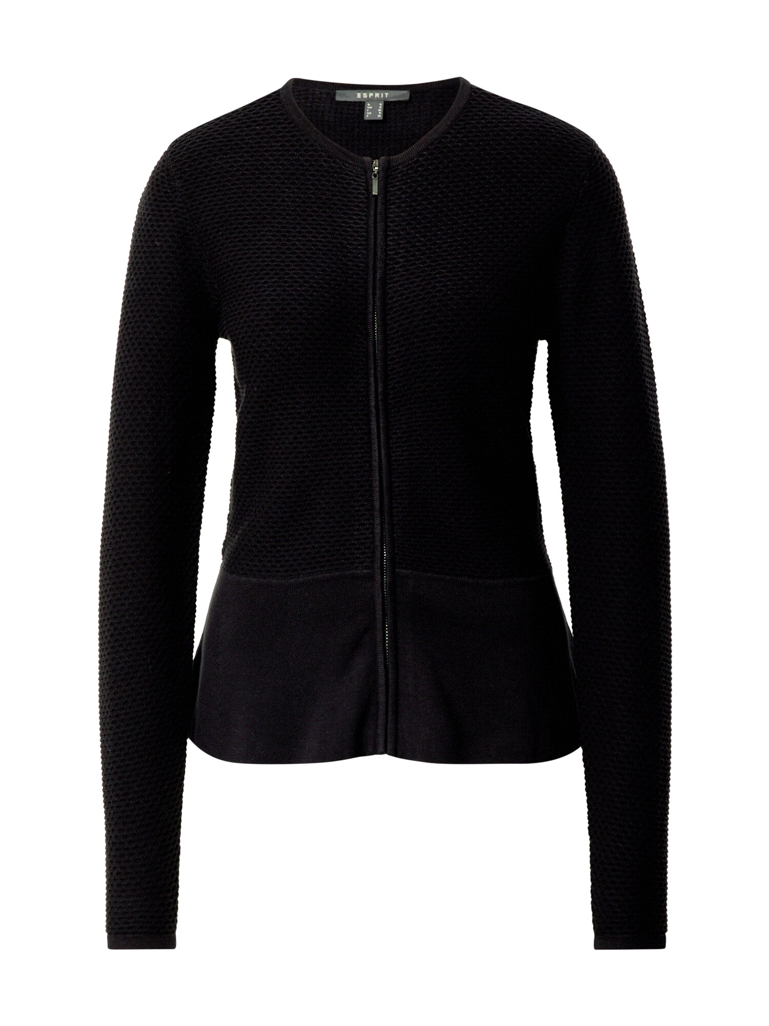 Esprit Collection Kardiganas 'Peplom'  juoda