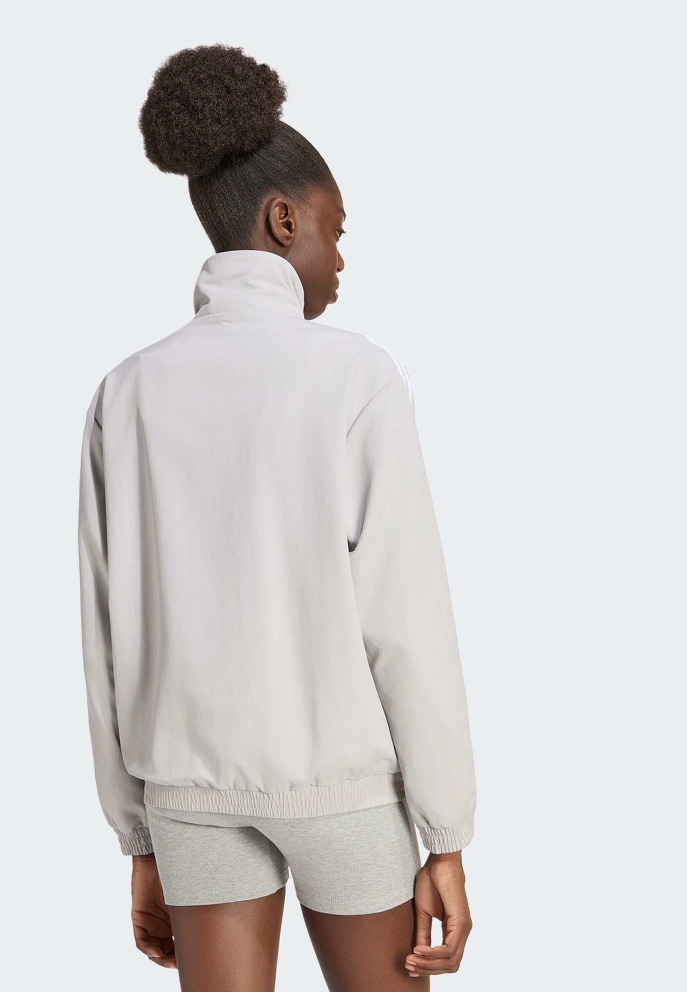 ADIDAS ORIGINALS Chaqueta de entretiempo 'Firebird' gris claro / blanco – imagen 3