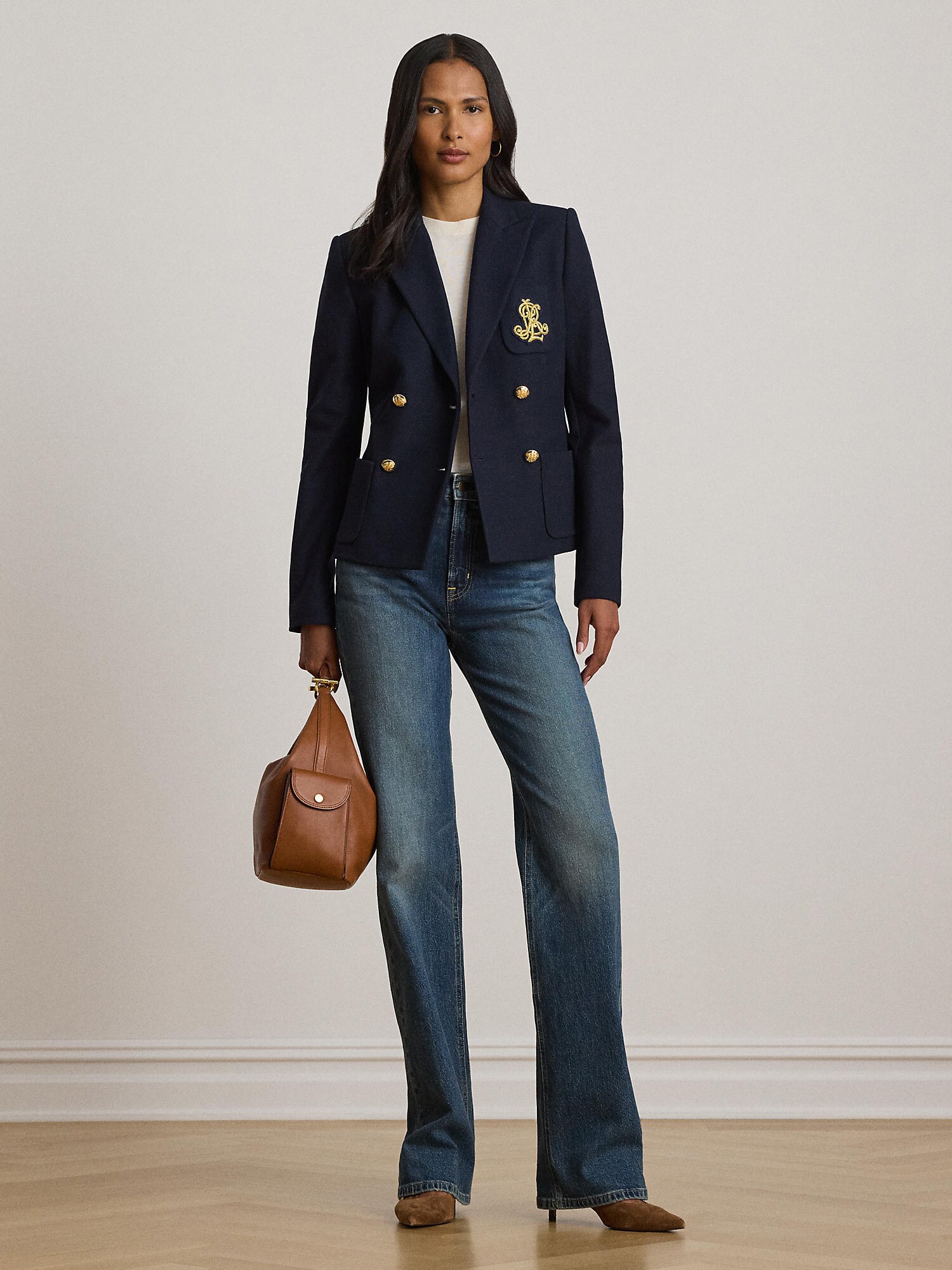Lauren Ralph Lauren Blazer  navy / oro – imagen 4