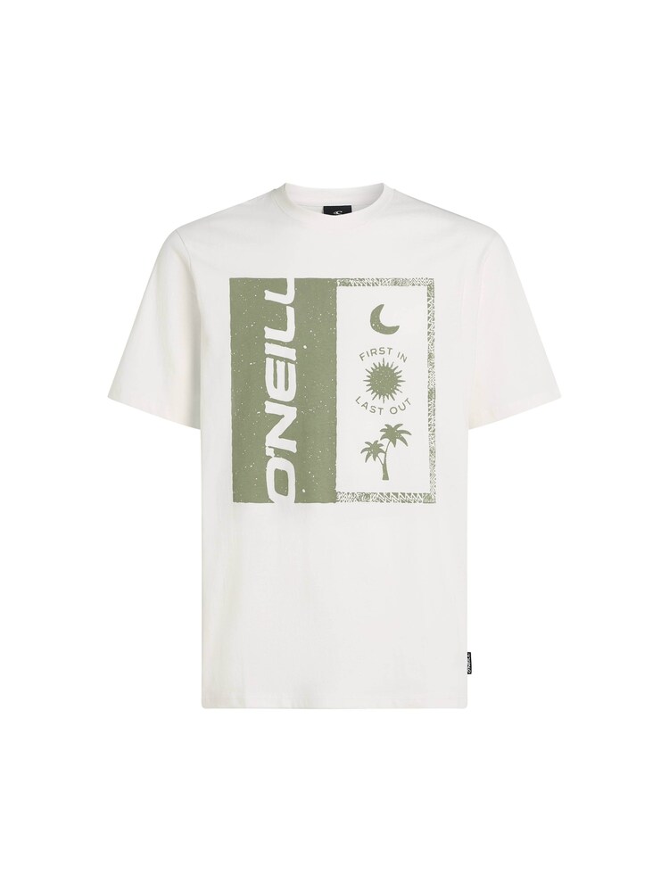 O'NEILL Shirt Herren Größe M grün / weiß