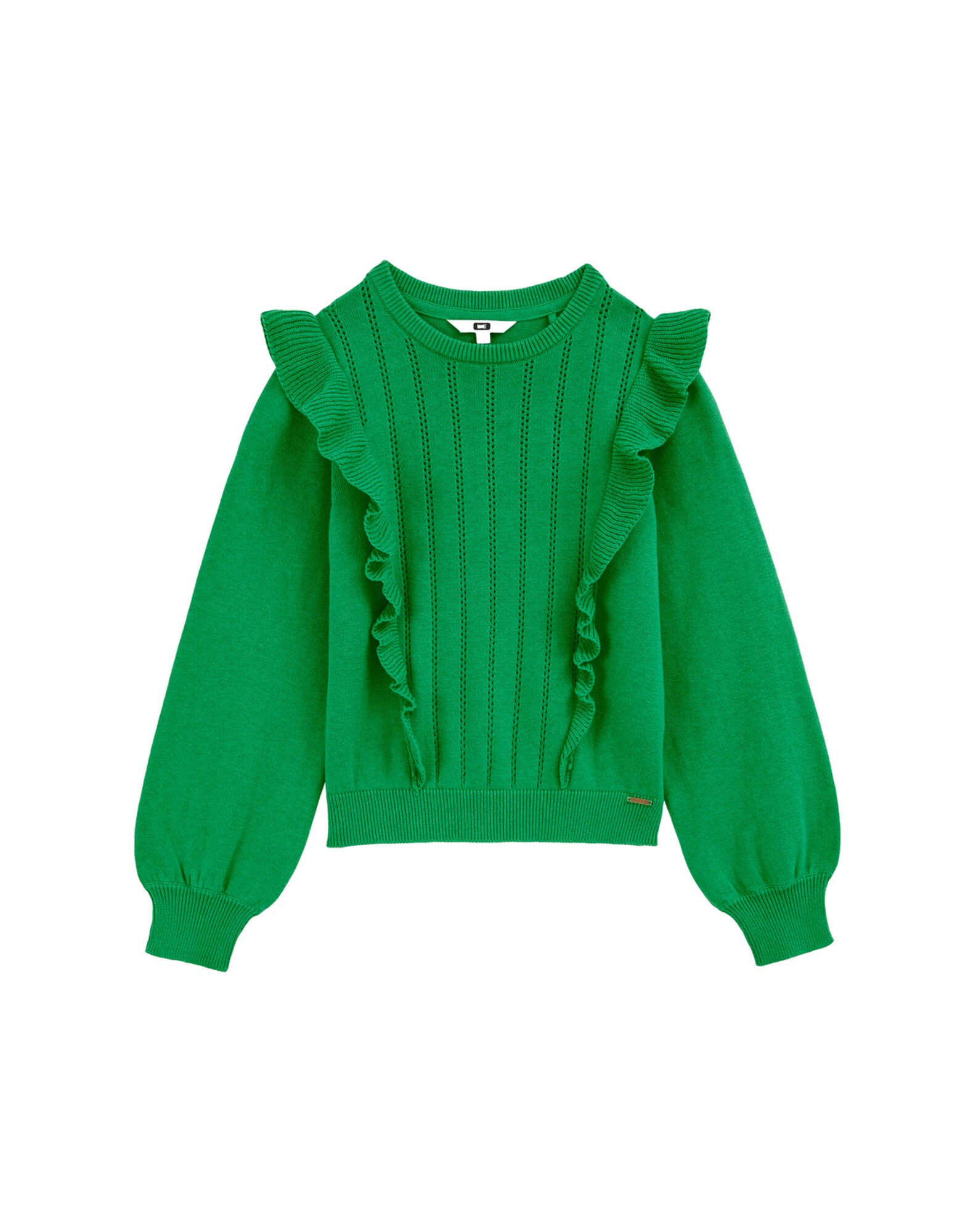 WE Fashion Pulóver  fűzöld akciós termékkép 1