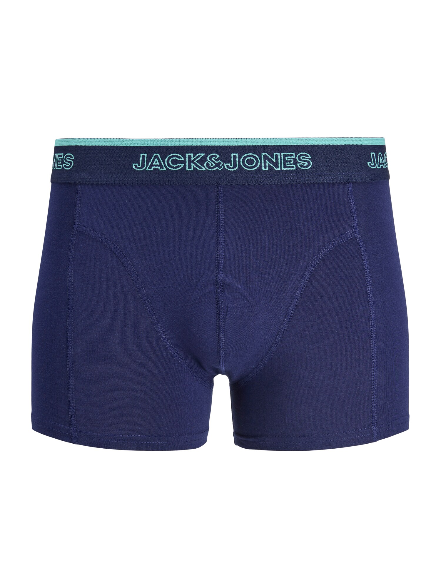JACK & JONES Boxeri JACAARON bleumarin / verde / negru / alb