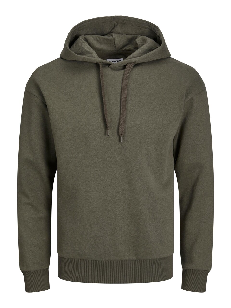 Sweatshirt 'JJBilly' grå / oliv