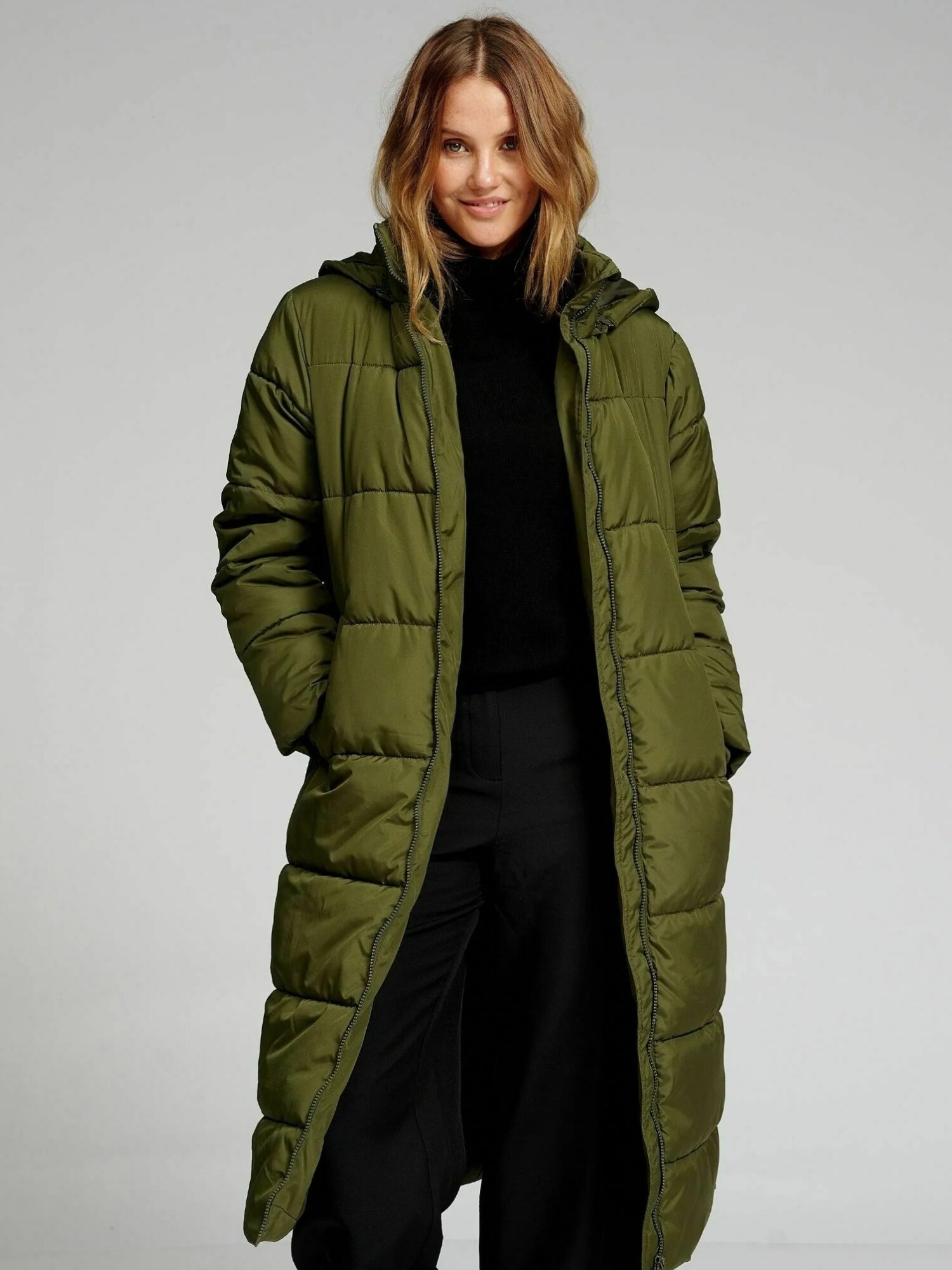 Teeshoppen Winterjas ' Rebecca ' Groen