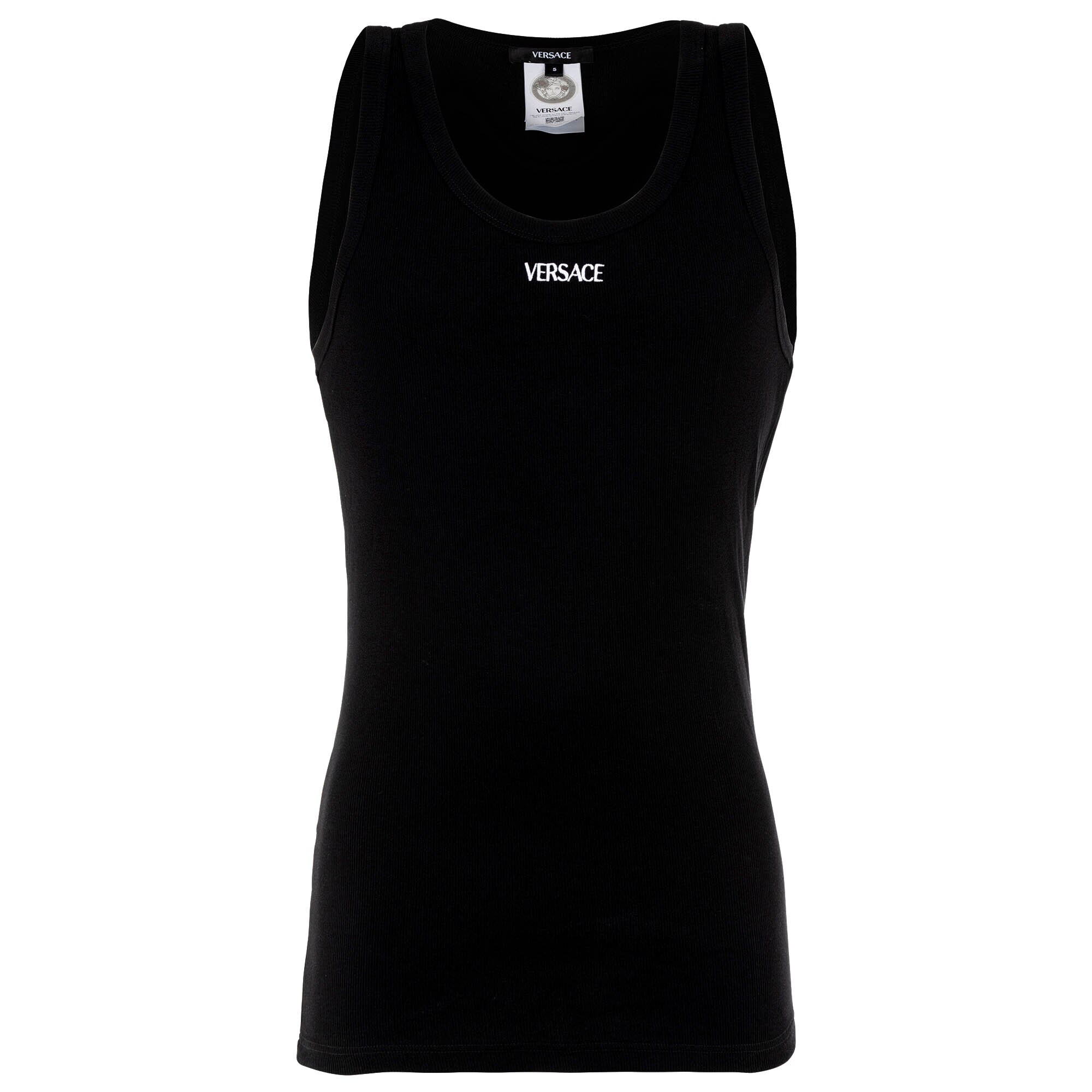 VERSACE Camiseta térmica  negro