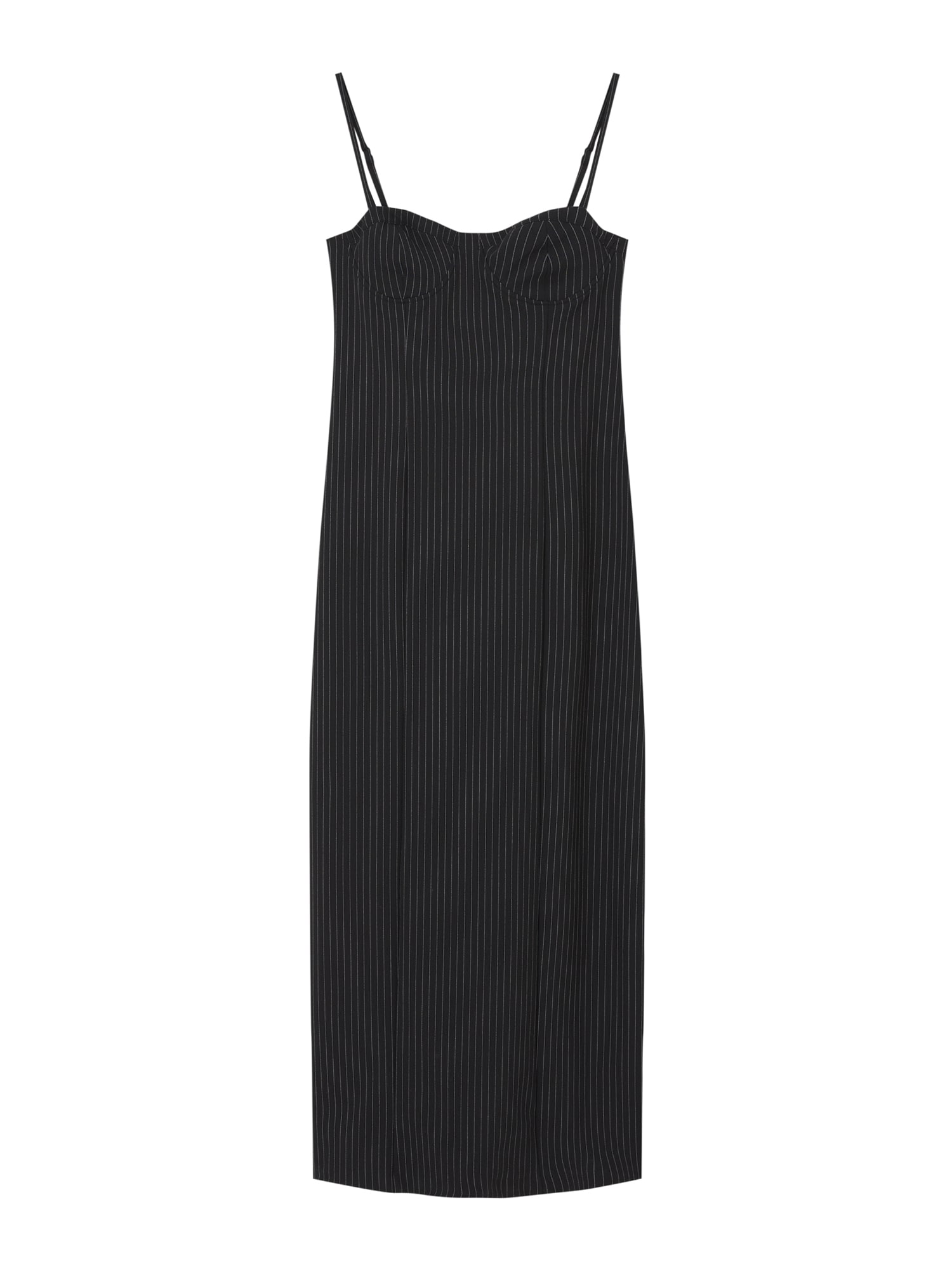 Pull&Bear Rochie  negru / alb