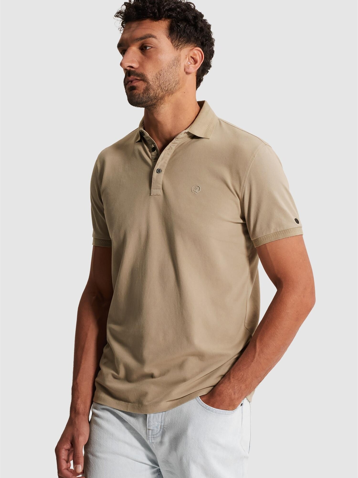 T-shirt 'Polo shirt in piqué with stretch'