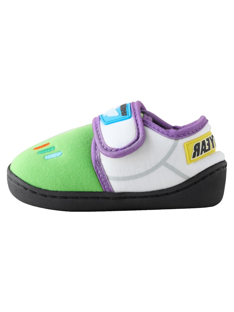 Next Slipper 'Toy Story' Jungen Größe 21.5 grau / grün / lavendel / weiß