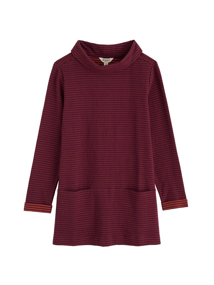 Seasalt Cornwall Sweatshirt 'Mawgan Porth' Damen Größe XL lila / burgunder